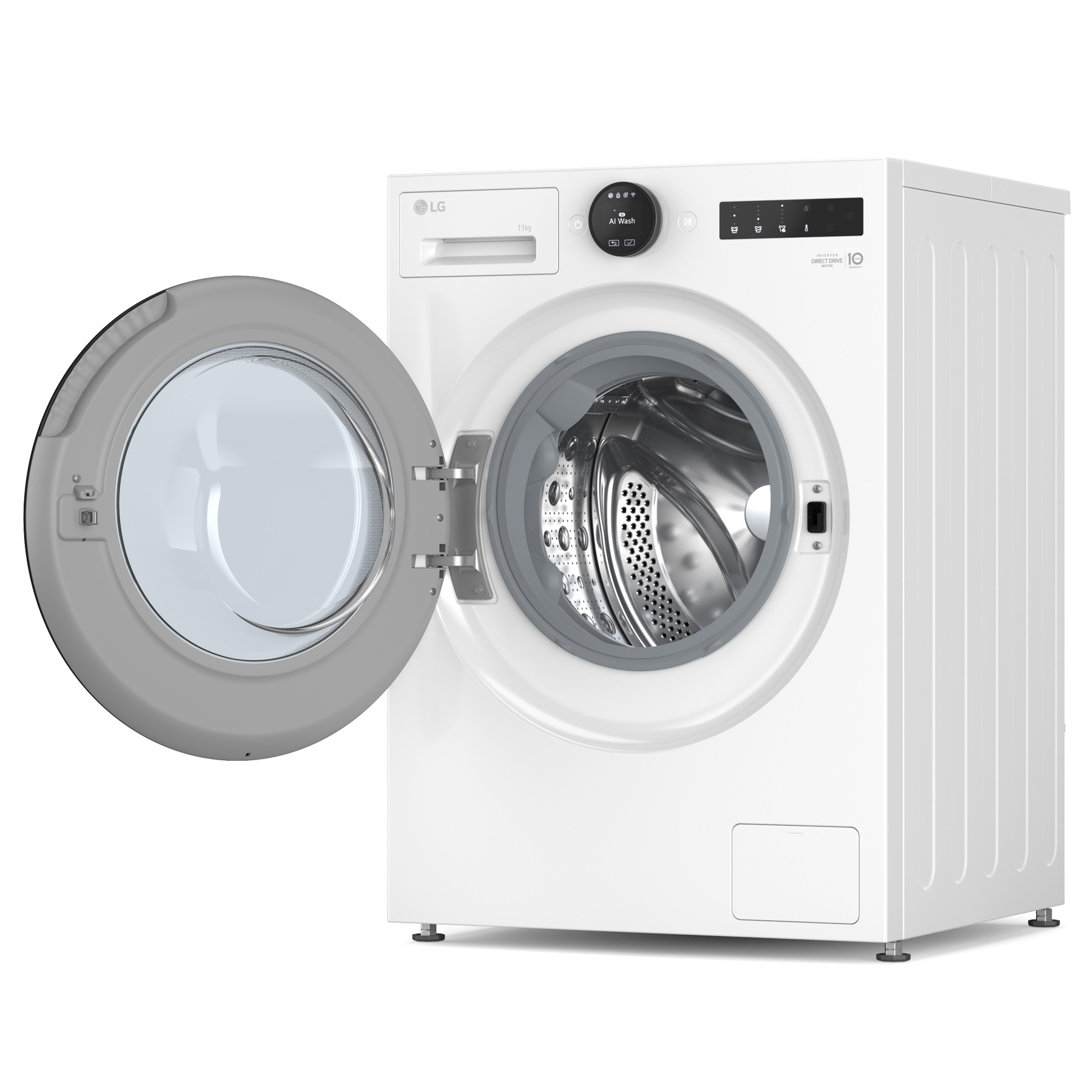 LG F4X7011TWB 11kg 1400 Spin Washing Machine in Essence White A Rated, photo 5