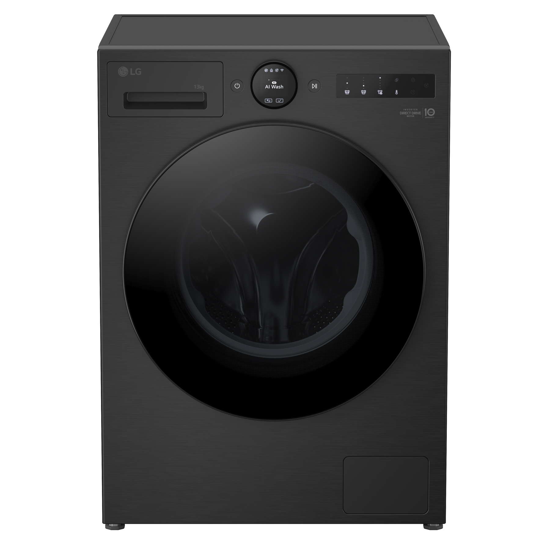 LG F4X7013TBB washing machine Front-load 13 kg 1350 RPM Black