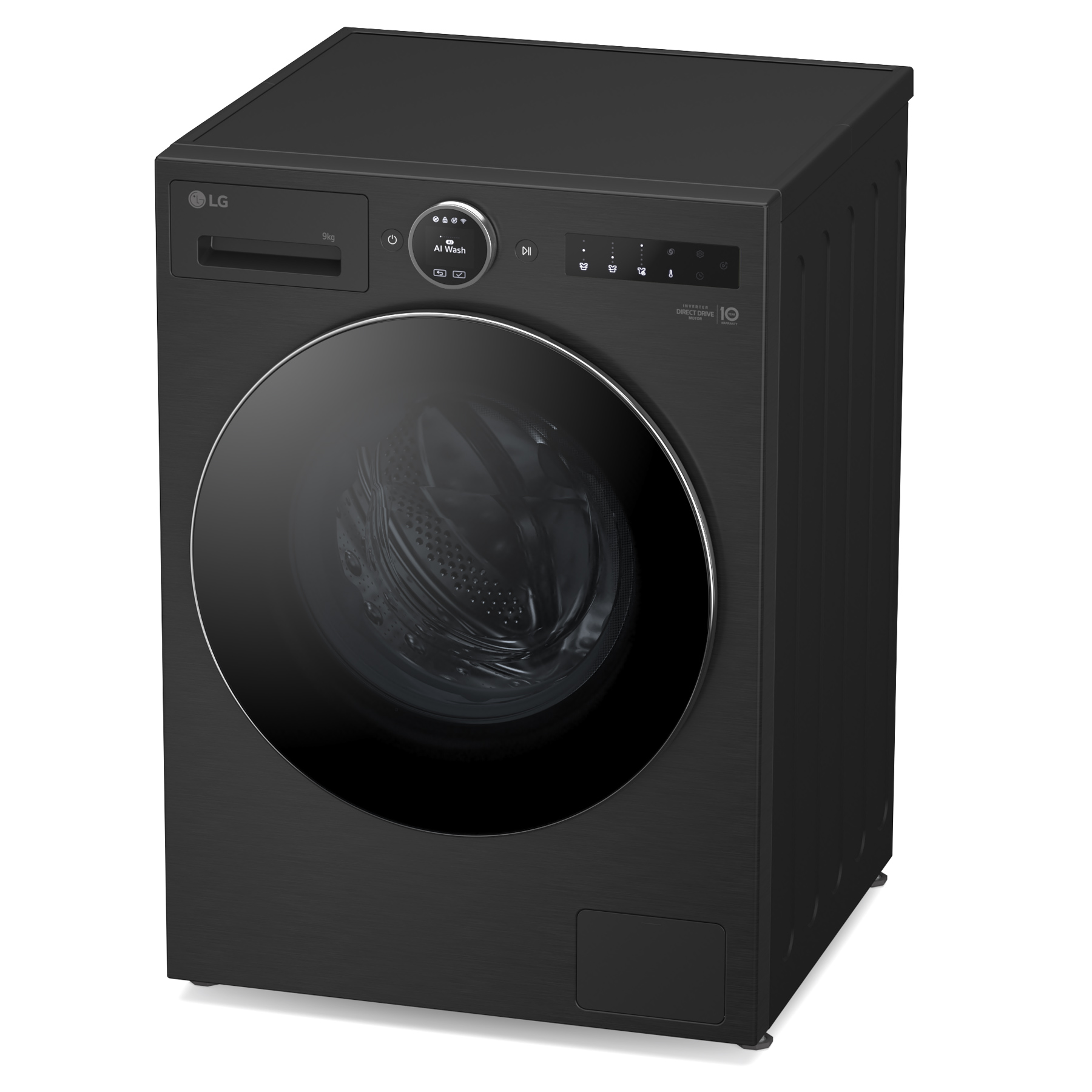 LG F4X9009TBC 9kg 1400 Spin Washing Machine in Matte Black A Rated Thi, photo 5