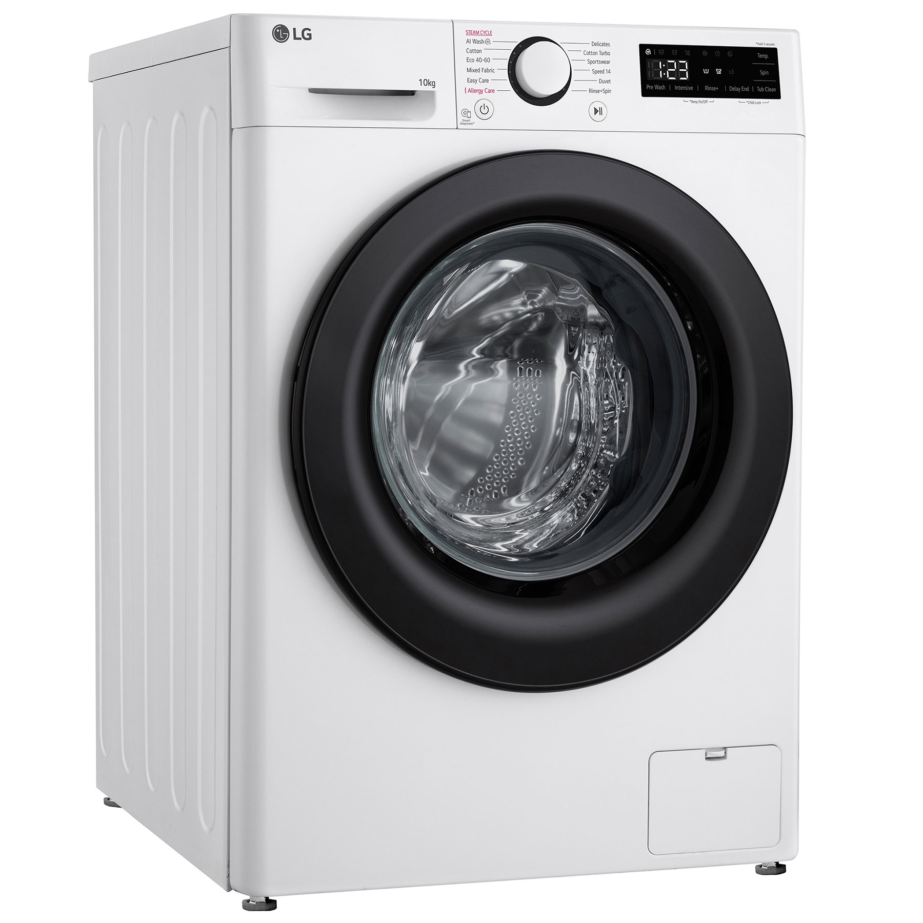 LG F4Y510WBLN1 10kg 1400 Spin Washing Machine in White A Rated AI Dire, photo 5