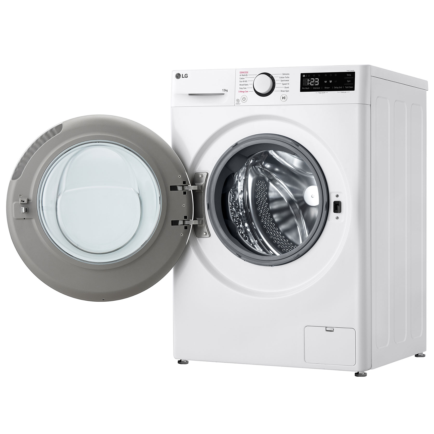 LG F4Y513WWLN1 13kg 1400 Spin Washing Machine in White A Rated AI Dire, photo 3