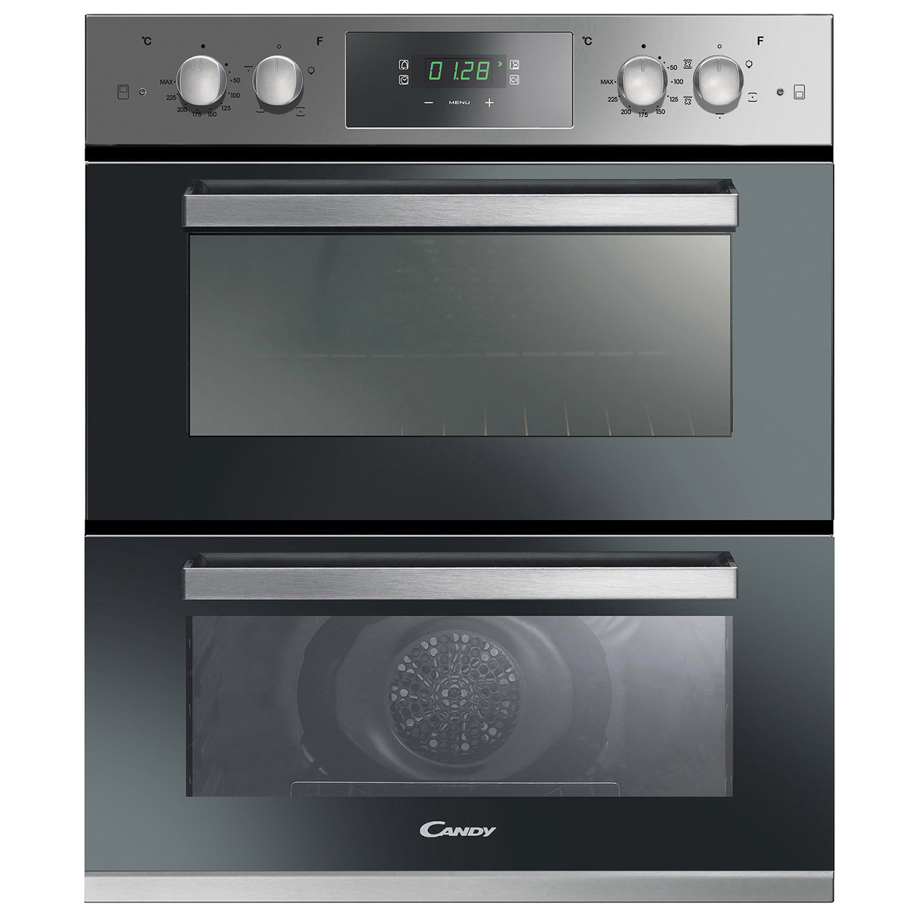 Candy FC7D405IN Built Under Electric Double Oven in St Steel A A Rated