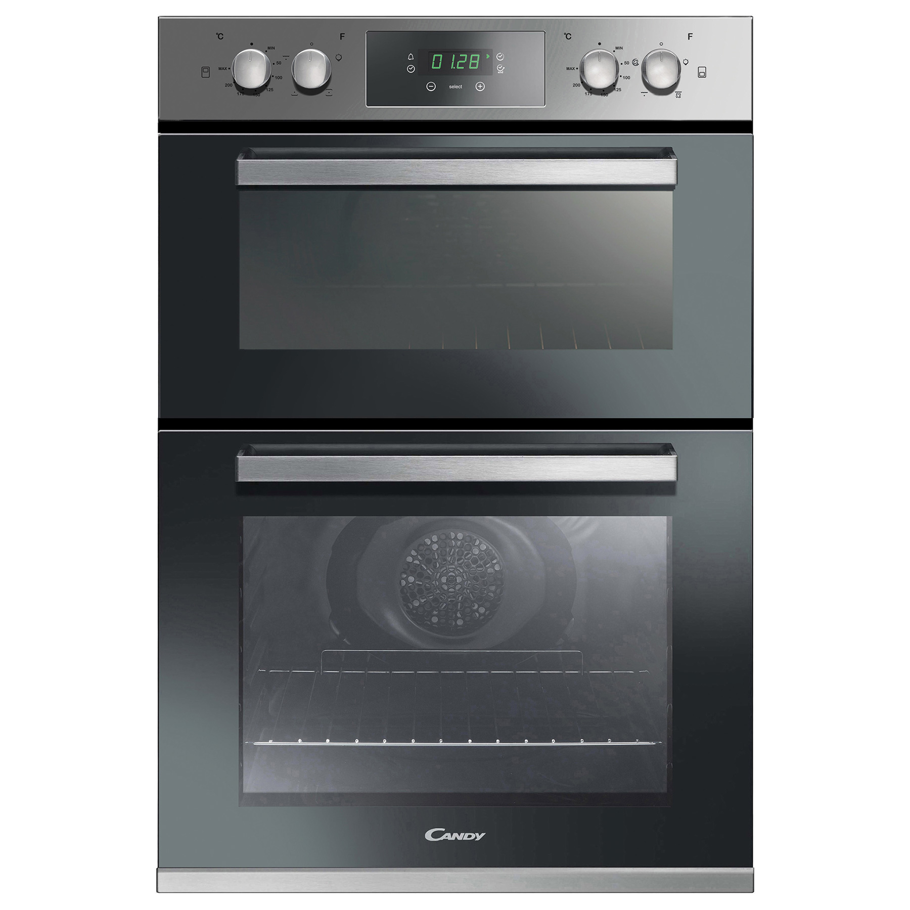 Candy FC9D405IN Built In Electric Double Oven in St Steel 65L A A Rate
