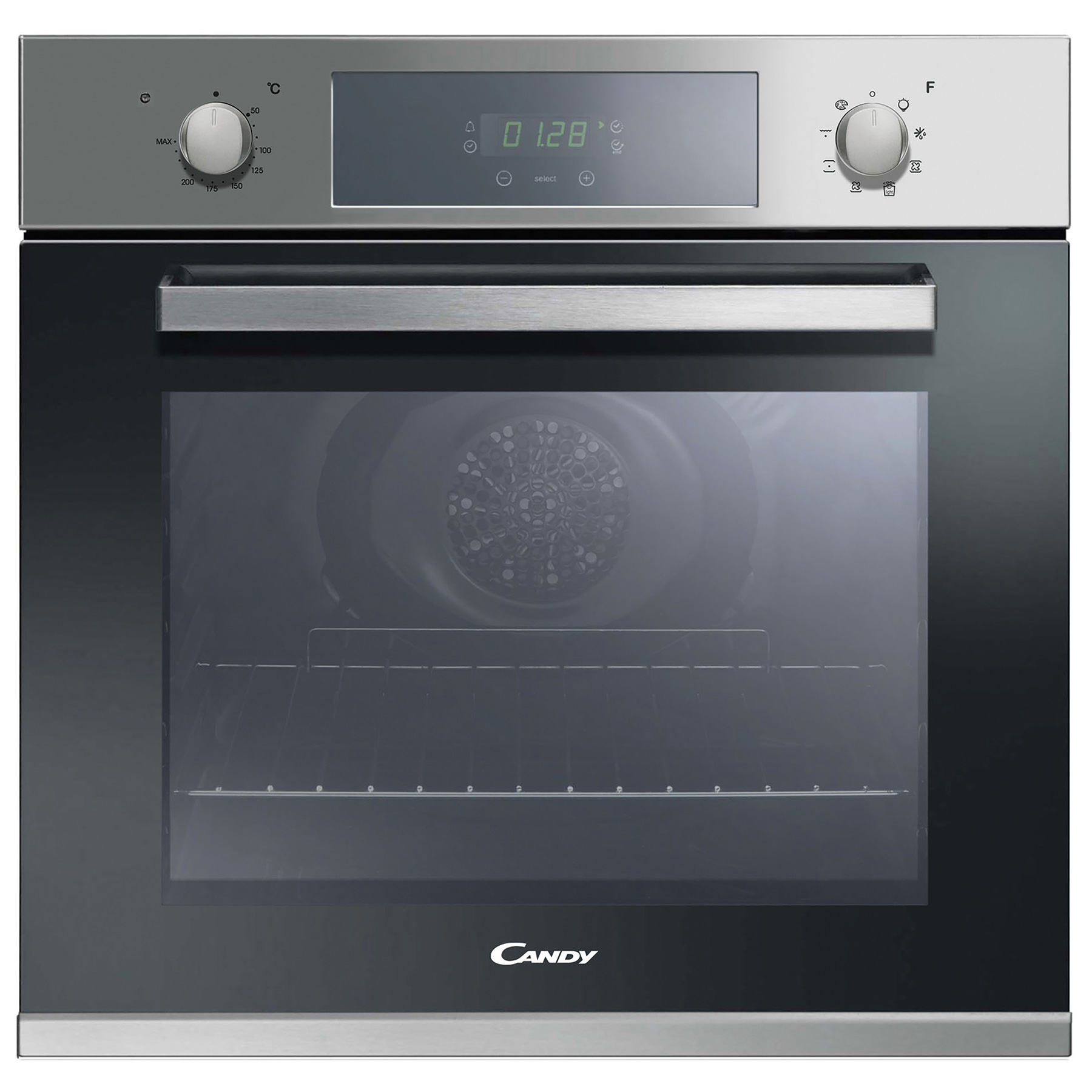 Candy FCP605XE Built In Electric Single Oven in St Steel 65L A Rated