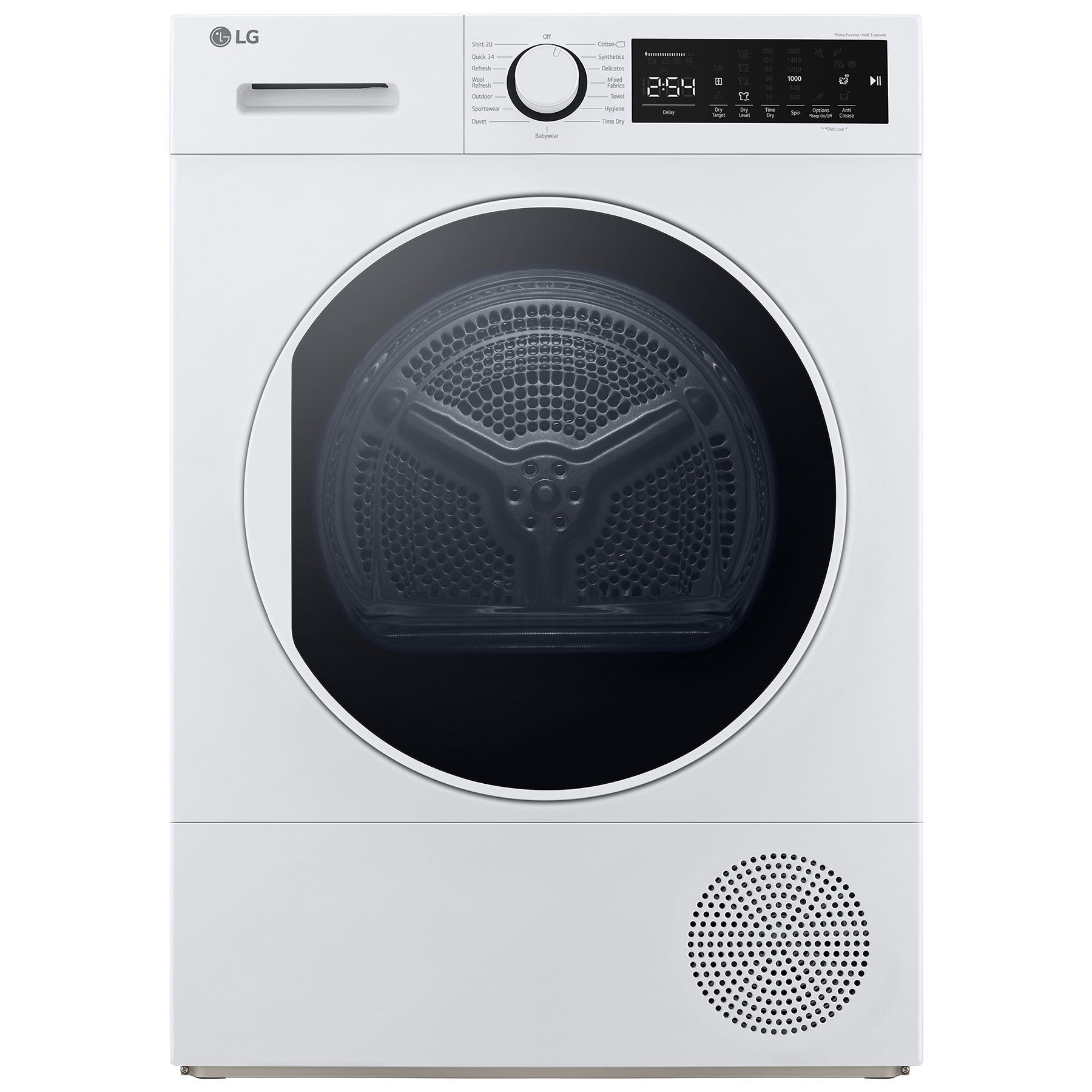 Image of LG FDT208W 8kg Heat Pump Condenser Dryer in White A