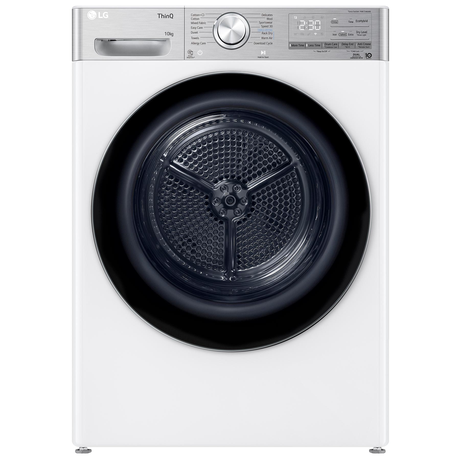 Image of LG FDV1110W 10kg Dual Heat Pump Condenser Dryer in White A