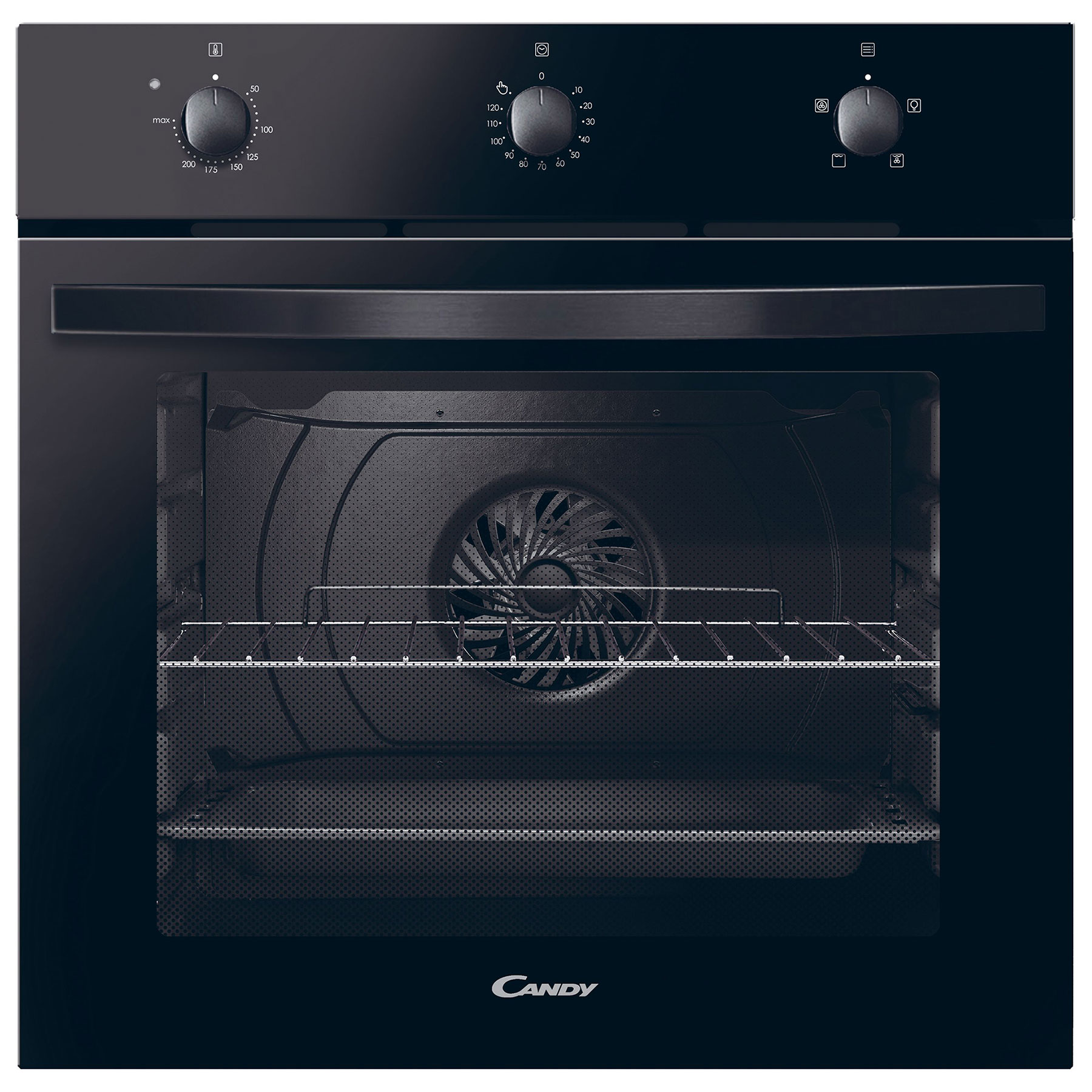 Candy FIDCN403 Built In Electric Single Oven in Black 65L A Rated