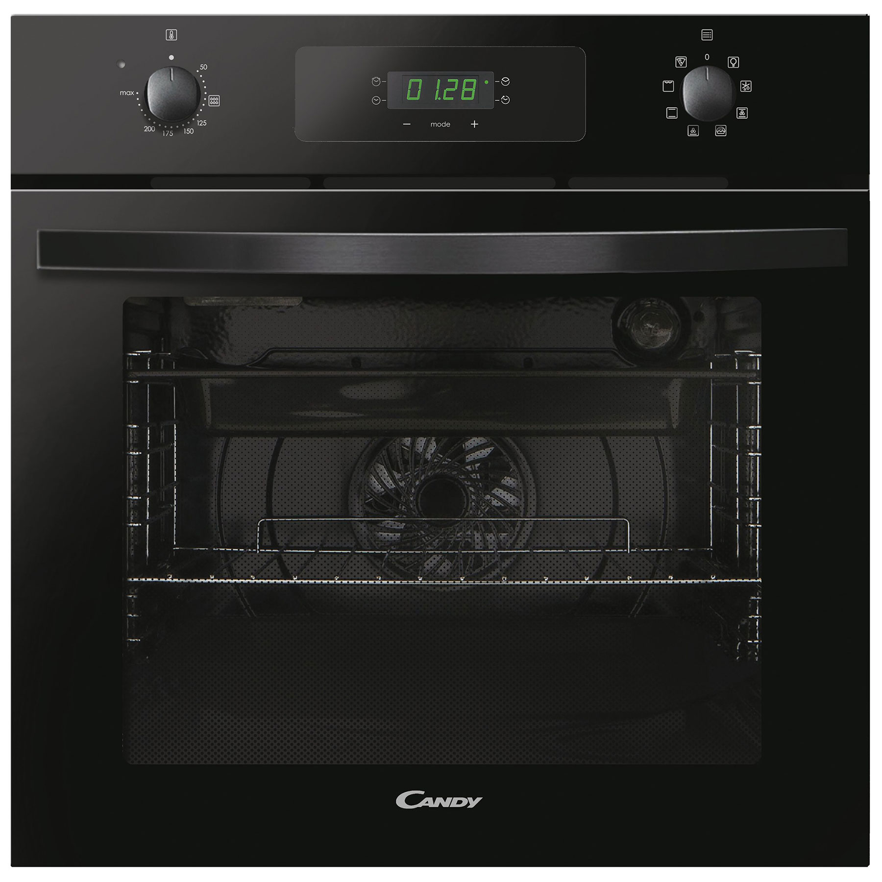 Candy FIDCN6151 Built In Electric Single Oven in Black 70L A Rated