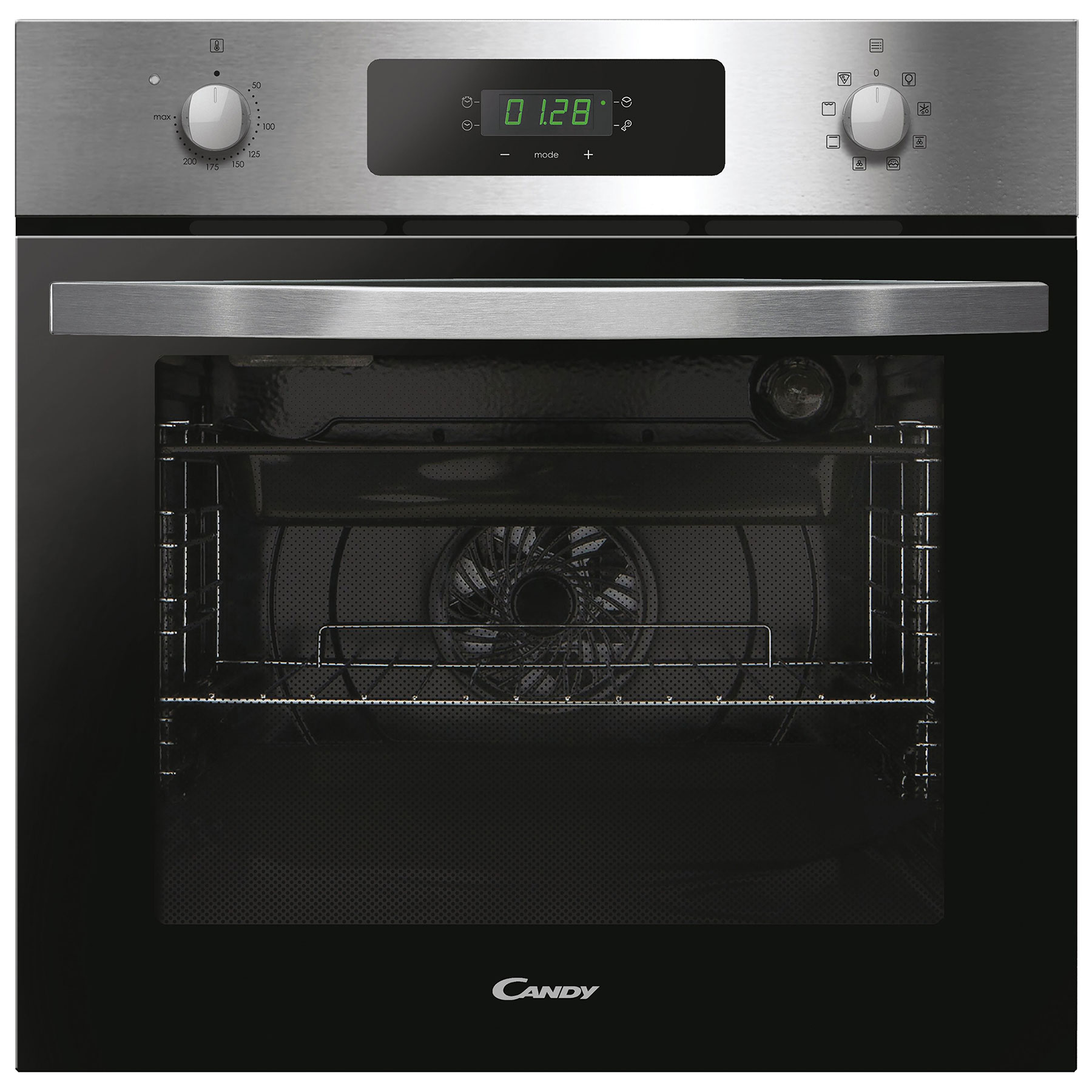 Candy FIDCX615 Built In Electric Single Oven in St Steel 70L A Rated