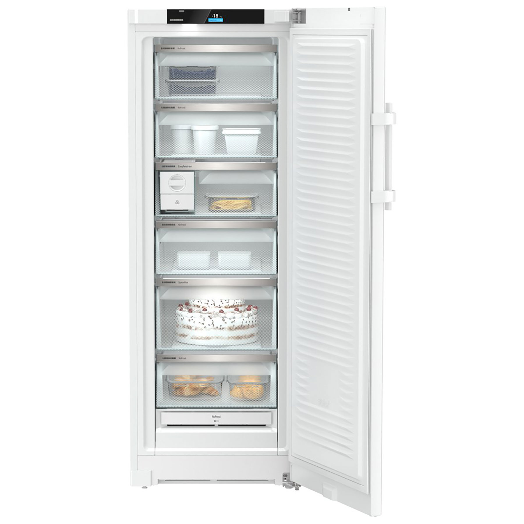 Liebherr FNB505I 166cm High Freezer Frost Free in White 60cm Wide, photo 3