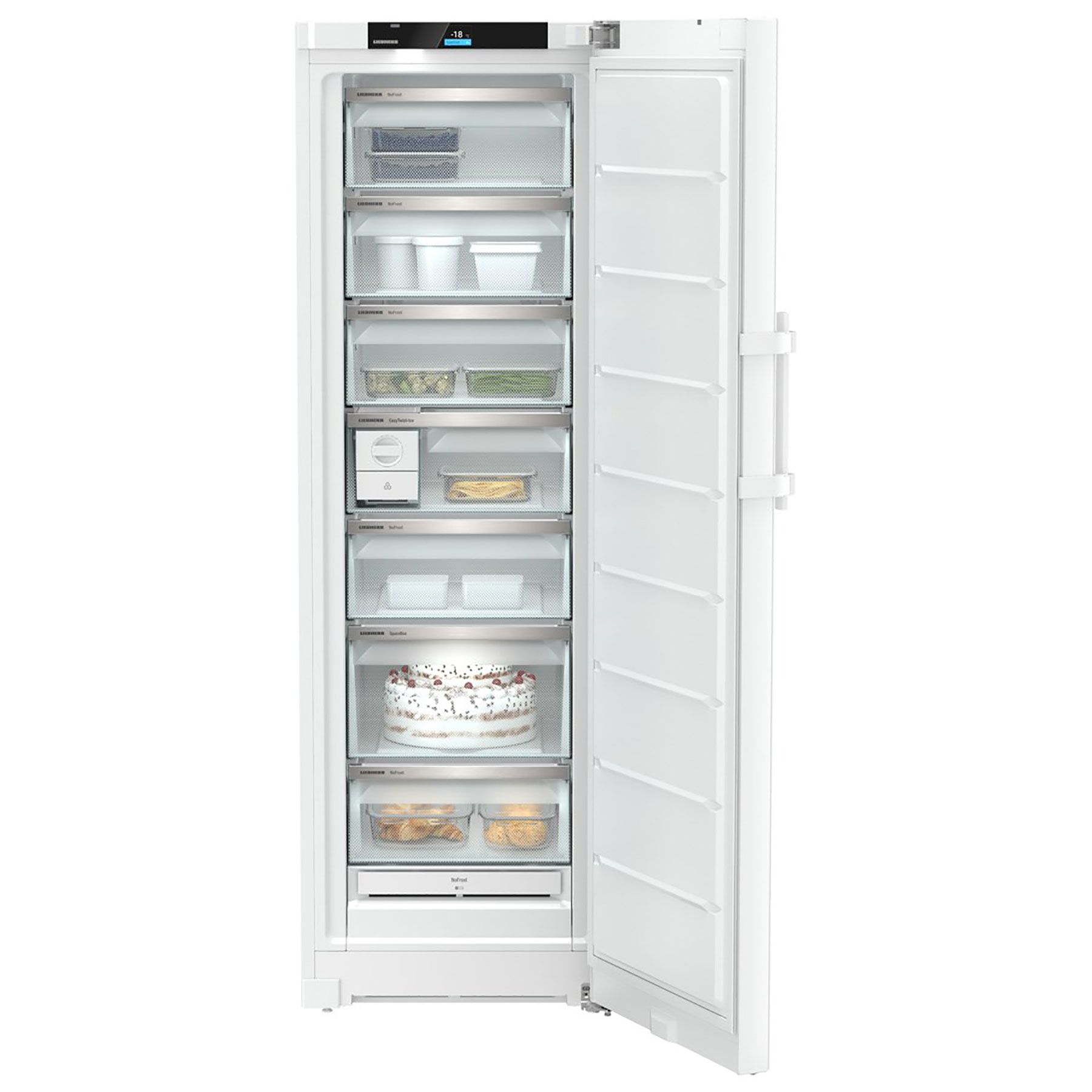 Liebherr FNC527I 186cm High Freezer Frost Free in White 60cm Wide, photo 3
