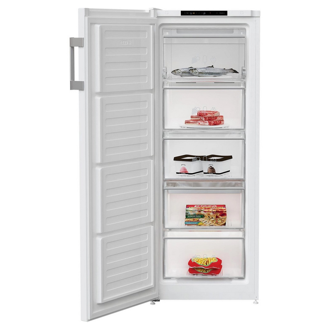 Blomberg FNM455W 145cm High Freezer Frost Free in White 54cm Wide, photo 2
