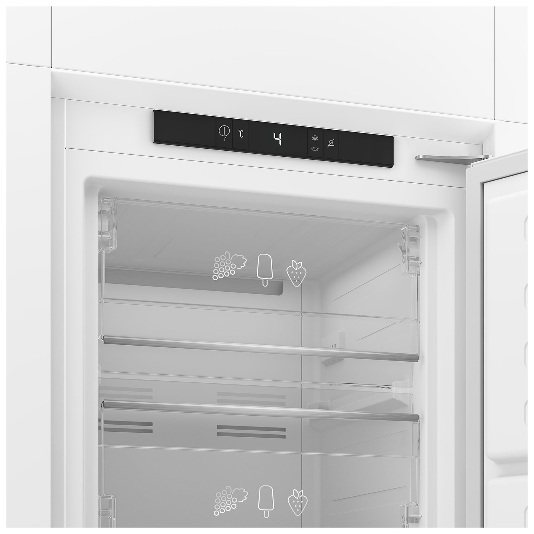 Blomberg FNT4454I 177cm High Integrated Upright Freezer Frost Free 54c, photo 2
