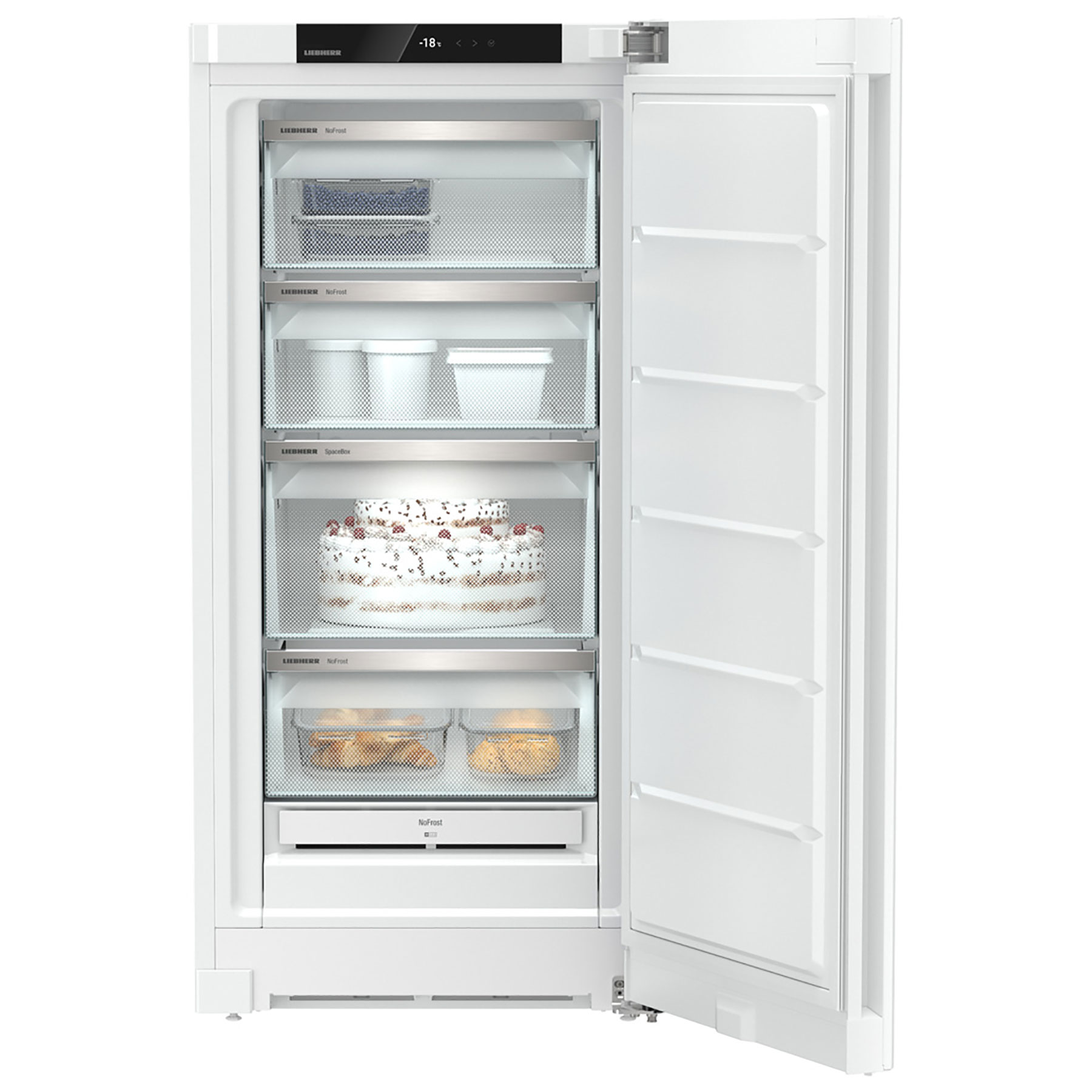 Liebherr FND4224 123cm High Freezer Frost Free in White 60cm Wide, photo 3