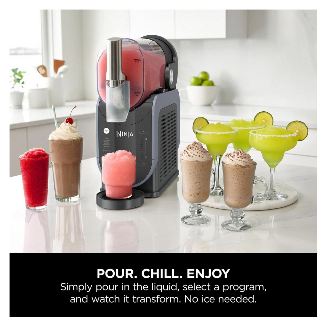 Ninja FS301UK Ninja SLUSHi Frozen Drink Maker Arctic Blue Grey, photo 2