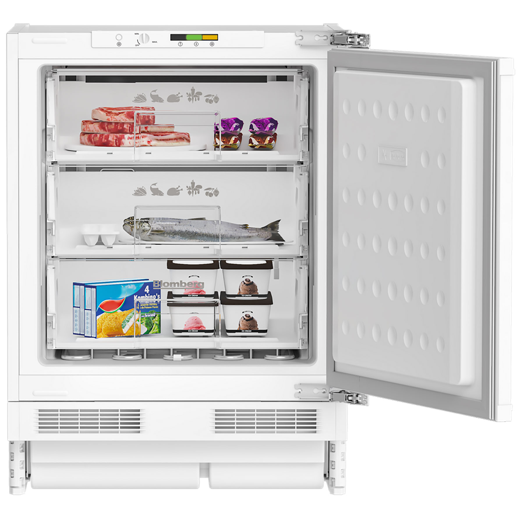 Blomberg FSE1654IU 82cm High Integrated Undercounter Freezer 60cm Wide, photo 2