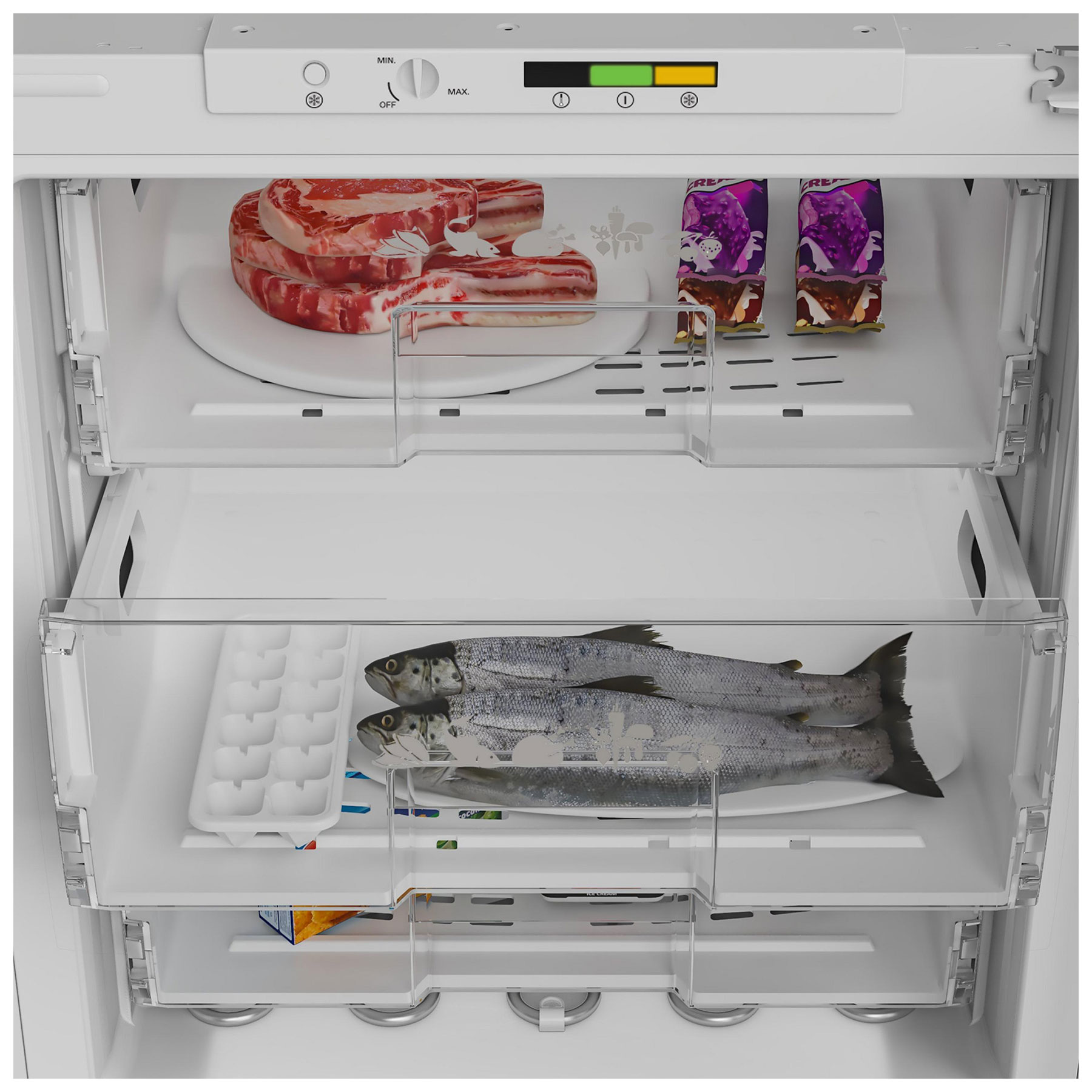 Blomberg FSE1654IU 82cm High Integrated Undercounter Freezer 60cm Wide, photo 4
