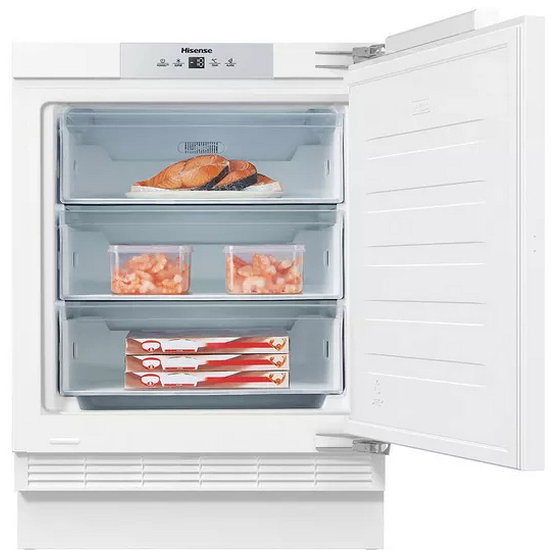 Hisense FUV124D4AWE 82cm High Integrated Undercounter Freezer 60cm Wid, photo 3