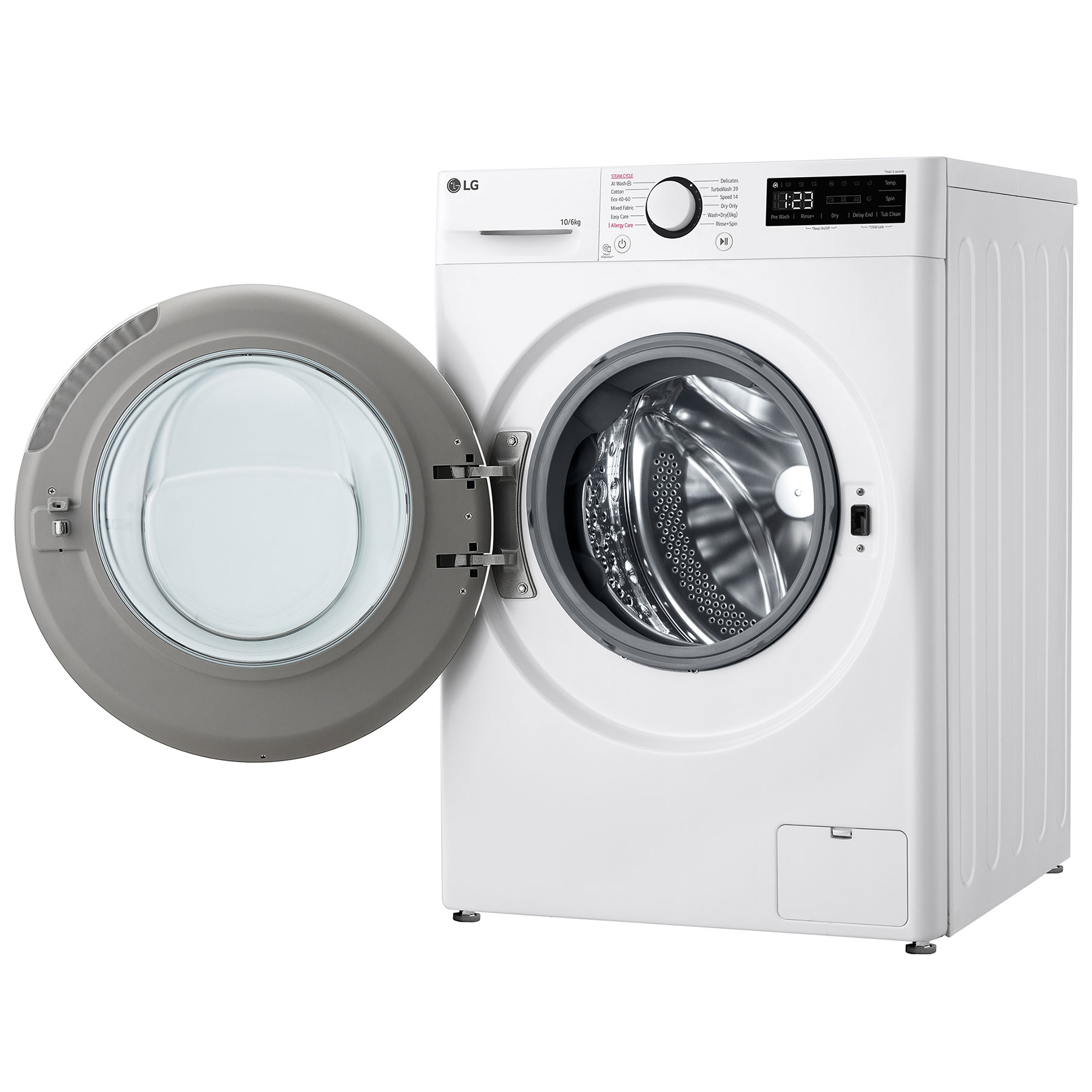 LG FWY706WWTN1 Washer Dryer in White 1400 Spin 10kg 6kg D Rated, photo 3