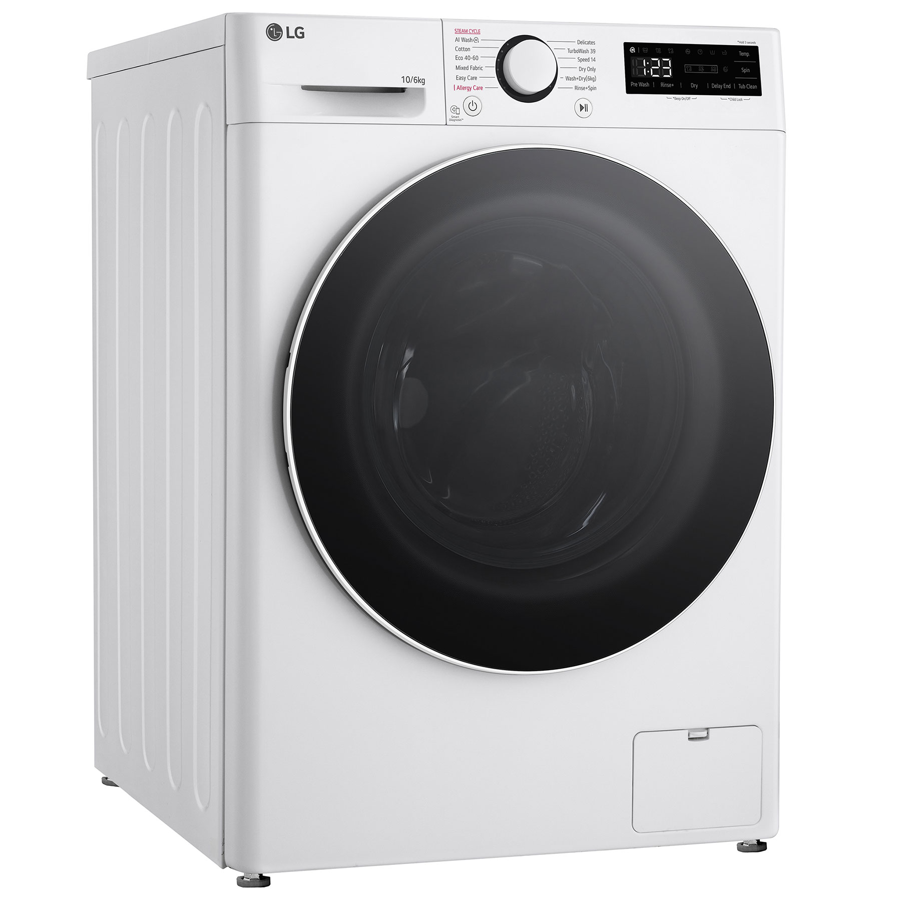 LG FWY706WWTN1 Washer Dryer in White 1400 Spin 10kg 6kg D Rated, photo 5