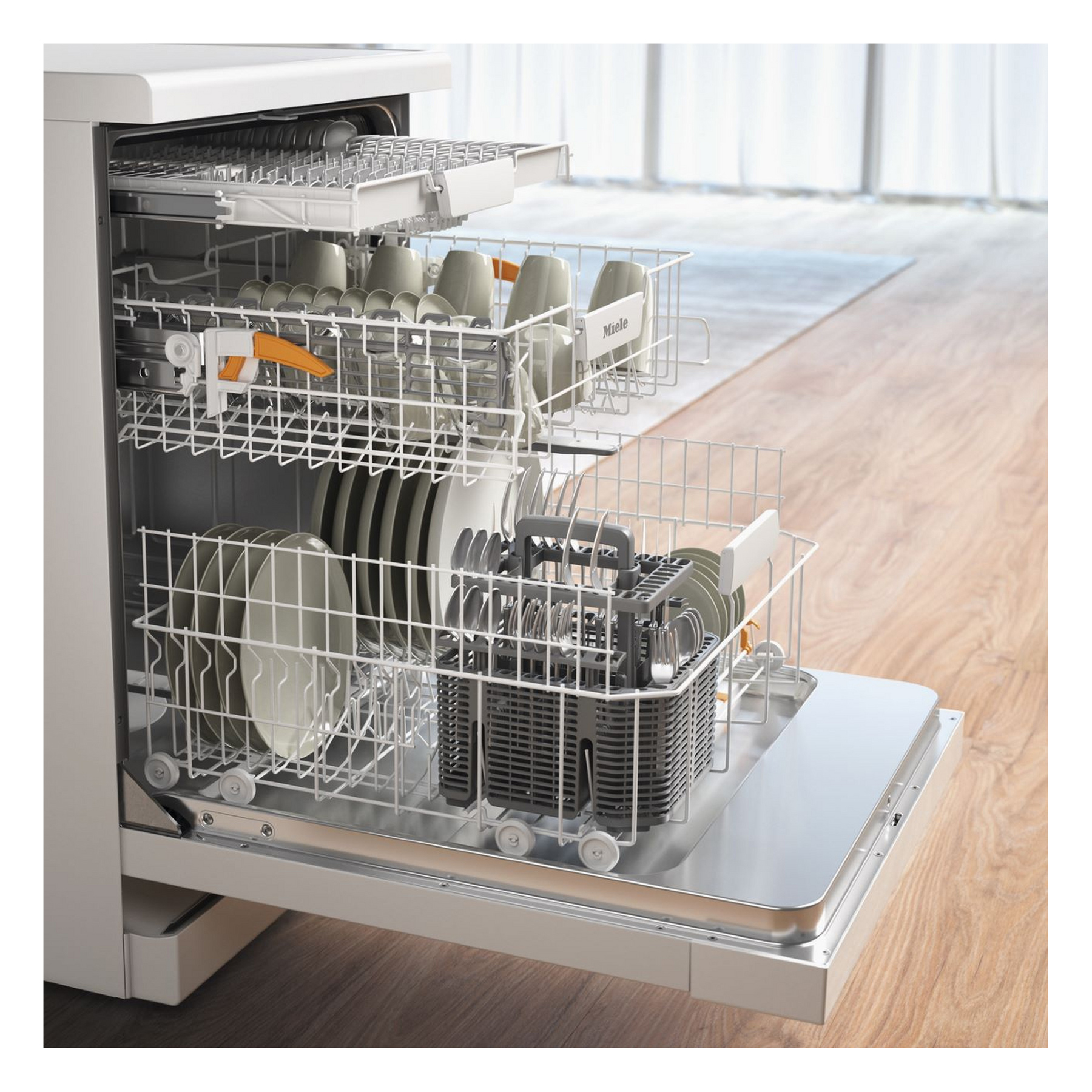 Miele G5611SC 60cm Dishwasher in Brilliant White 14 Place Setting A Ra, photo 3