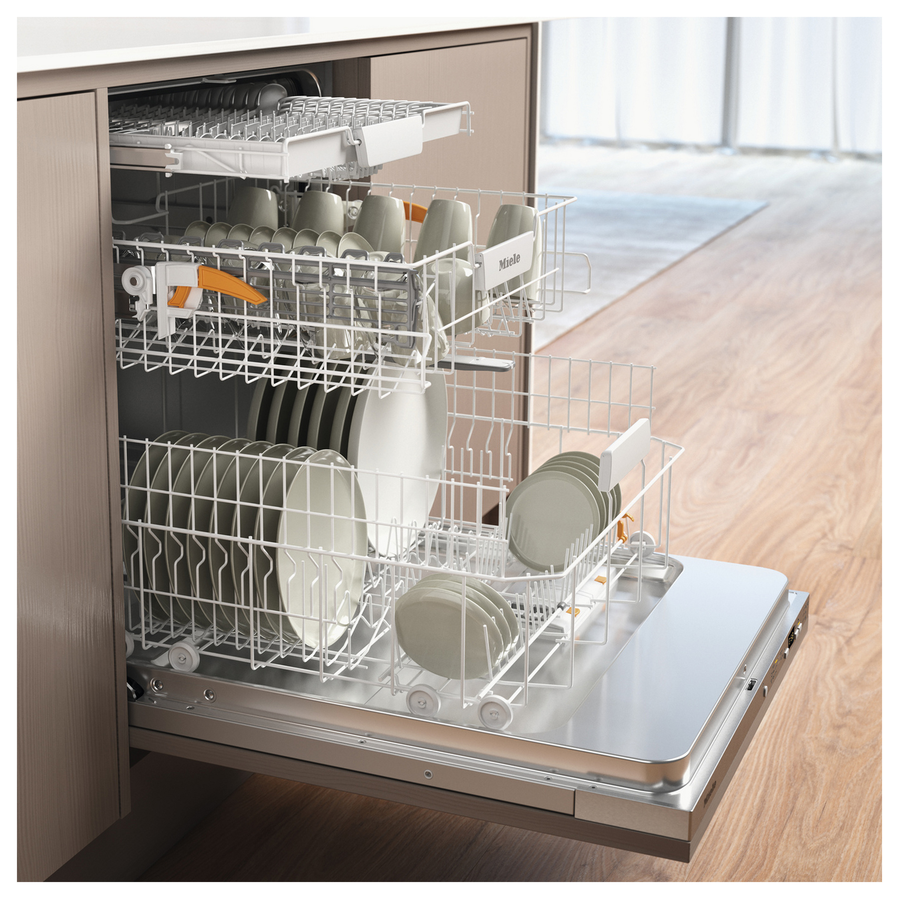 Miele G5651SCVI 60cm Fully Integrated Dishwasher 14 Place A Rated with, photo 2