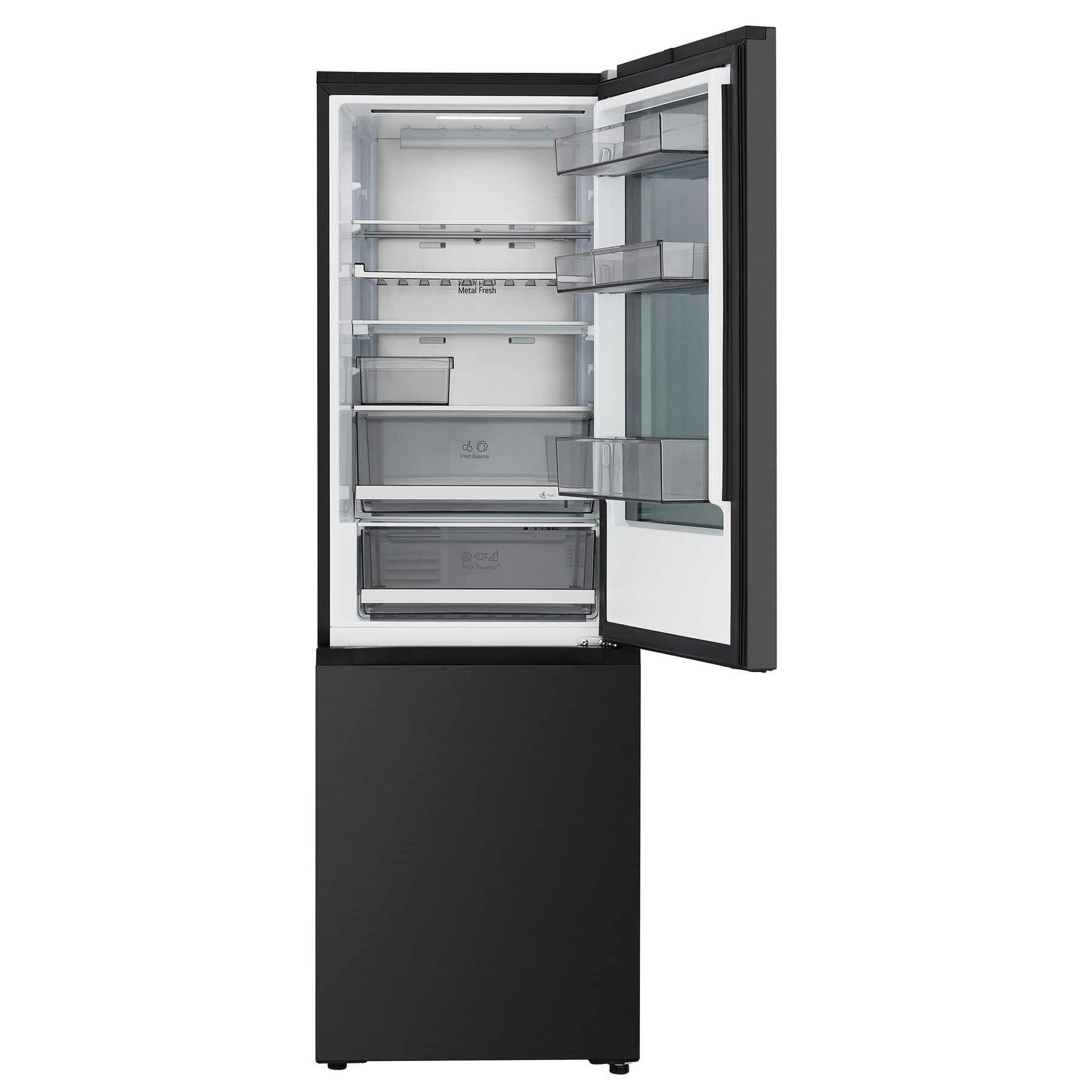 LG GBGS514CEV Fit & Max Total No Frost Freestanding Fridge Freezer 60/40 Black - C Rated, photo 5