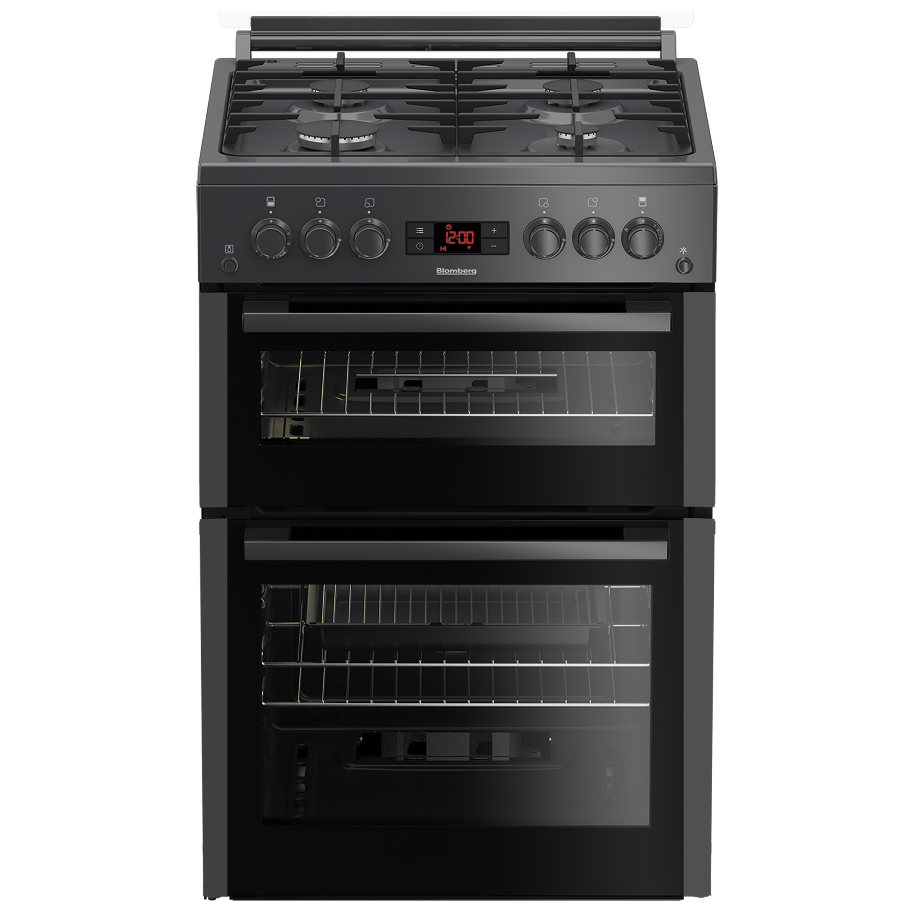 Image of Blomberg GGN65N 60cm Double Oven Gas Cooker in Anthracite 78 34 Litre