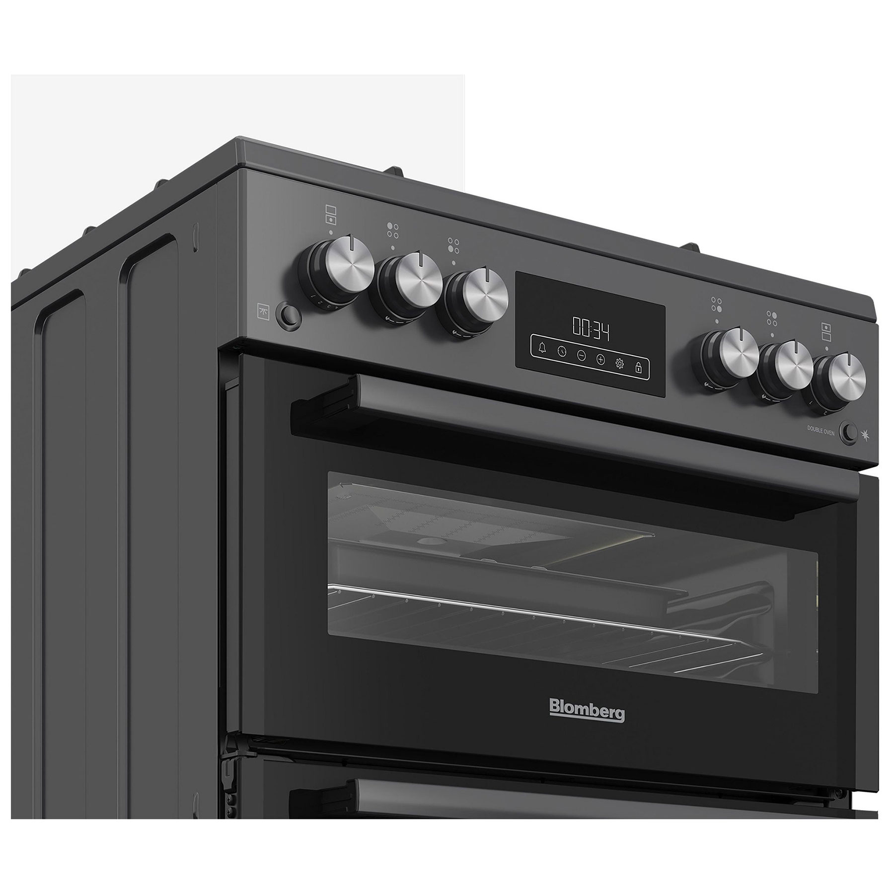Blomberg GGRN655N 60cm Double Oven Gas Cooker in Anthracite 72 32 Litr, photo 3