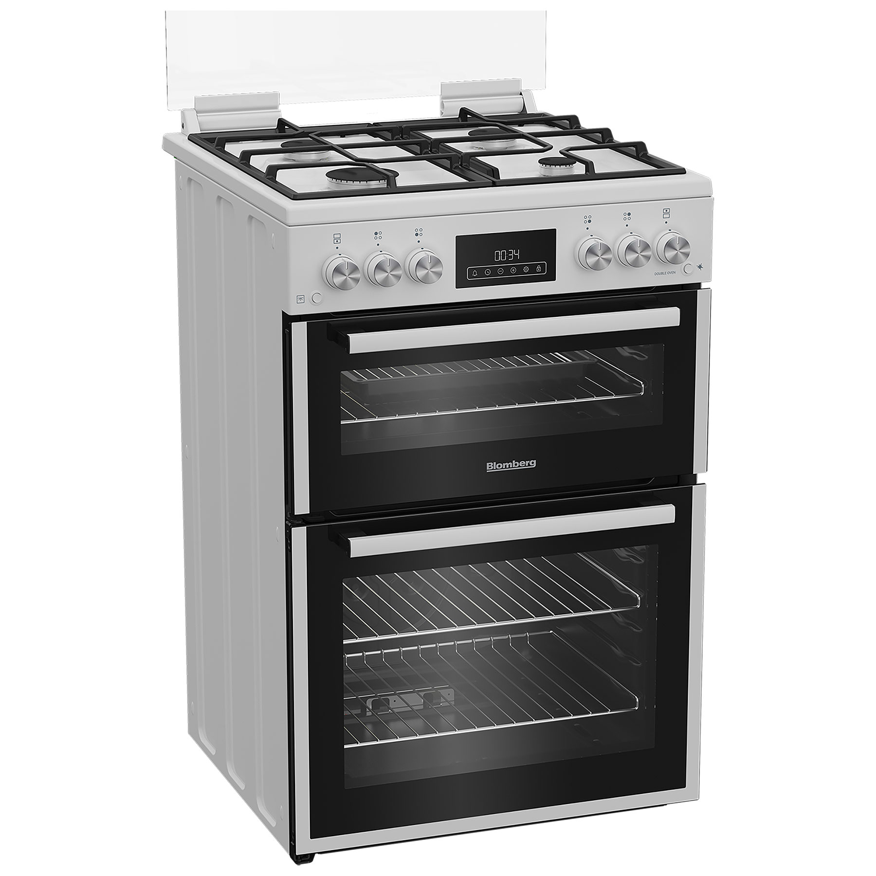 Blomberg GGRN655W 60cm Double Oven Gas Cooker in White 72 32 Litre, photo 2