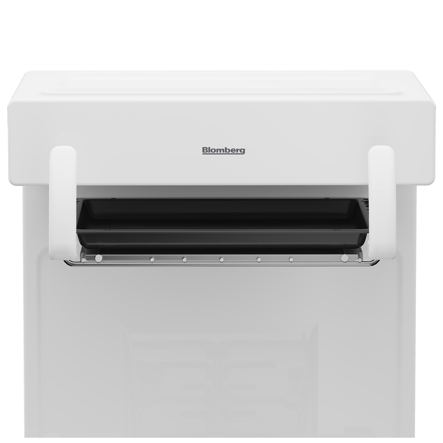 Blomberg GGS9151W 50cm Single Oven Gas Cooker in White Eye Level Grill, photo 4