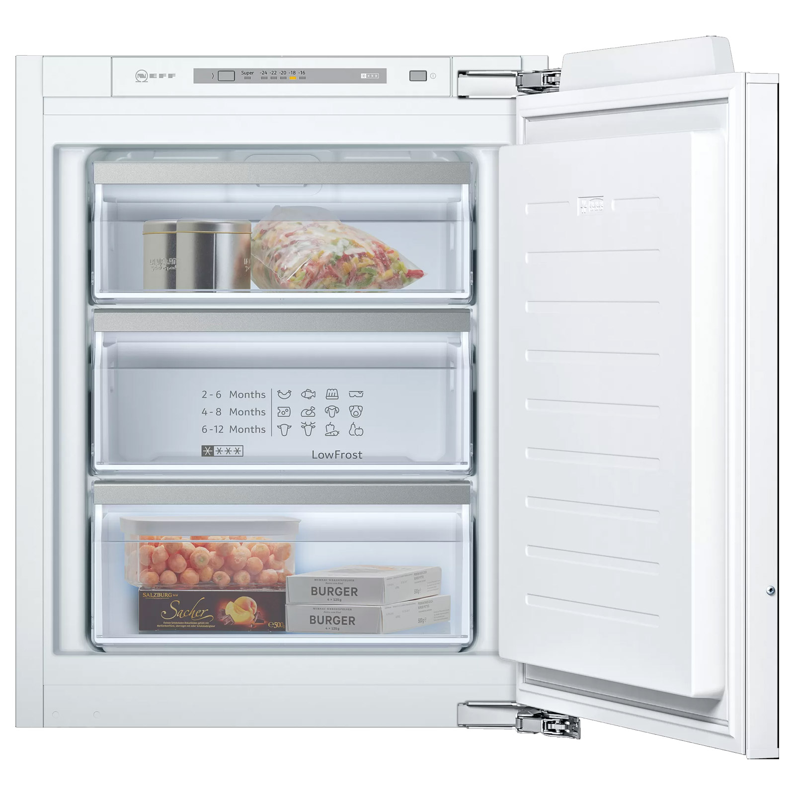 Image of Neff GI1113FE0 N50 56cm Built In LowFrost Freezer 0 71m E Rated 72L