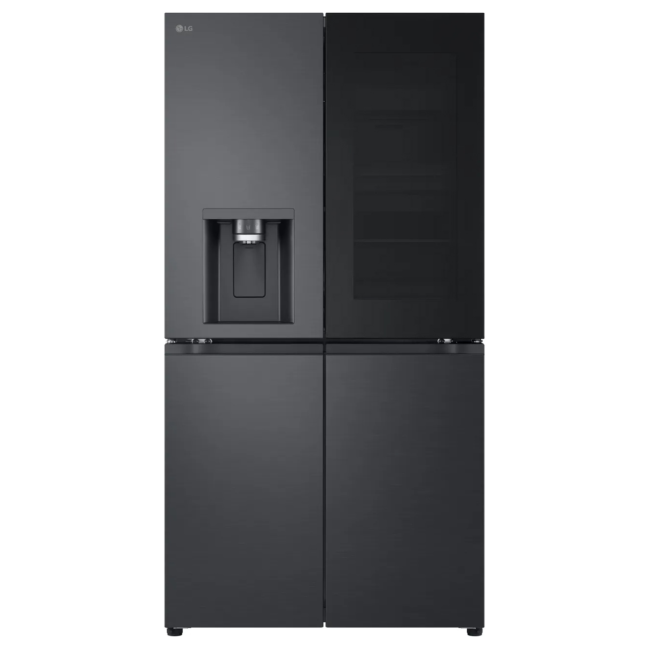 LG GMG96CRAFT InstaView American Fridge Freezer in Essence Black Steel