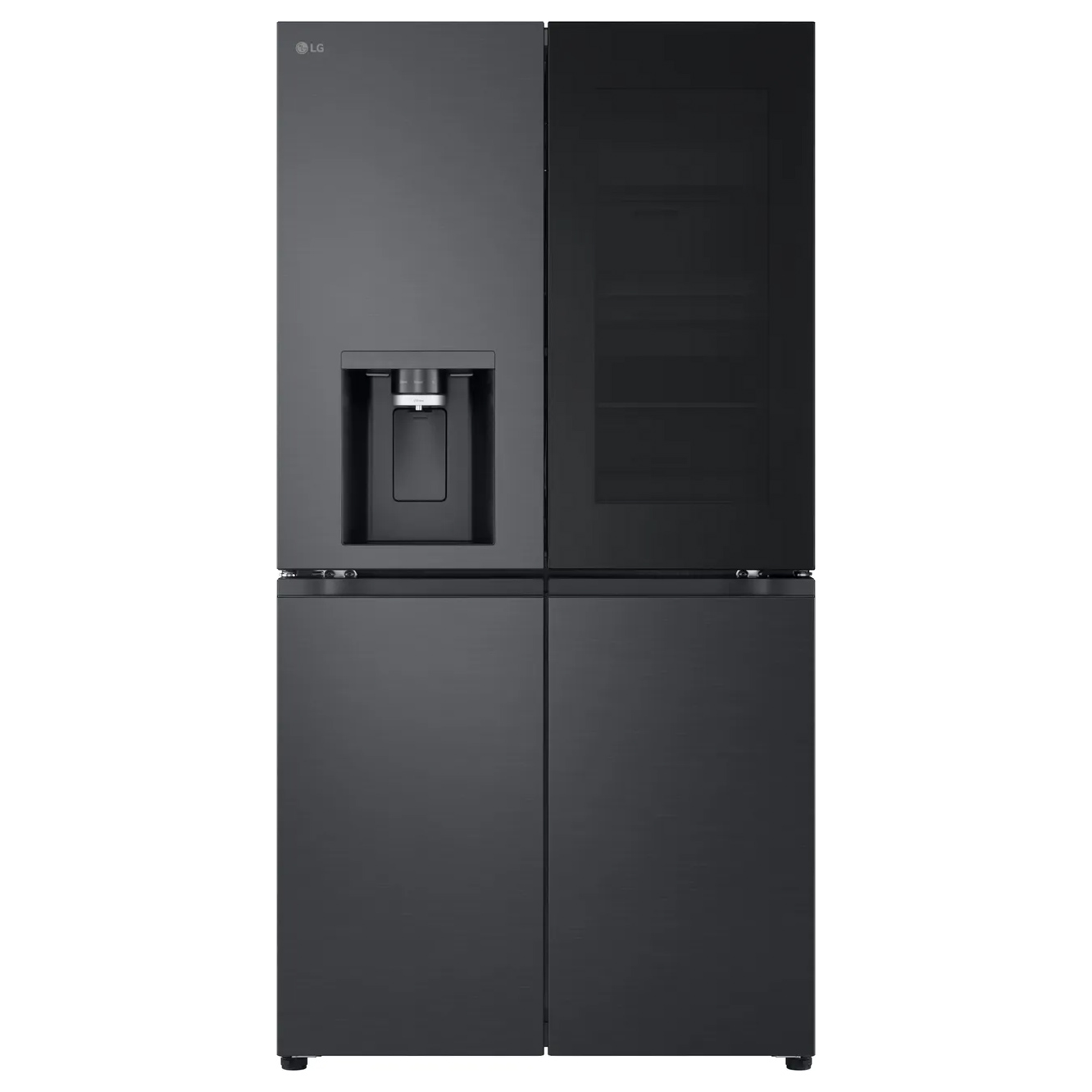 LG GMK960EV2E InstaView American Fridge Freezer in Essence Black Steel