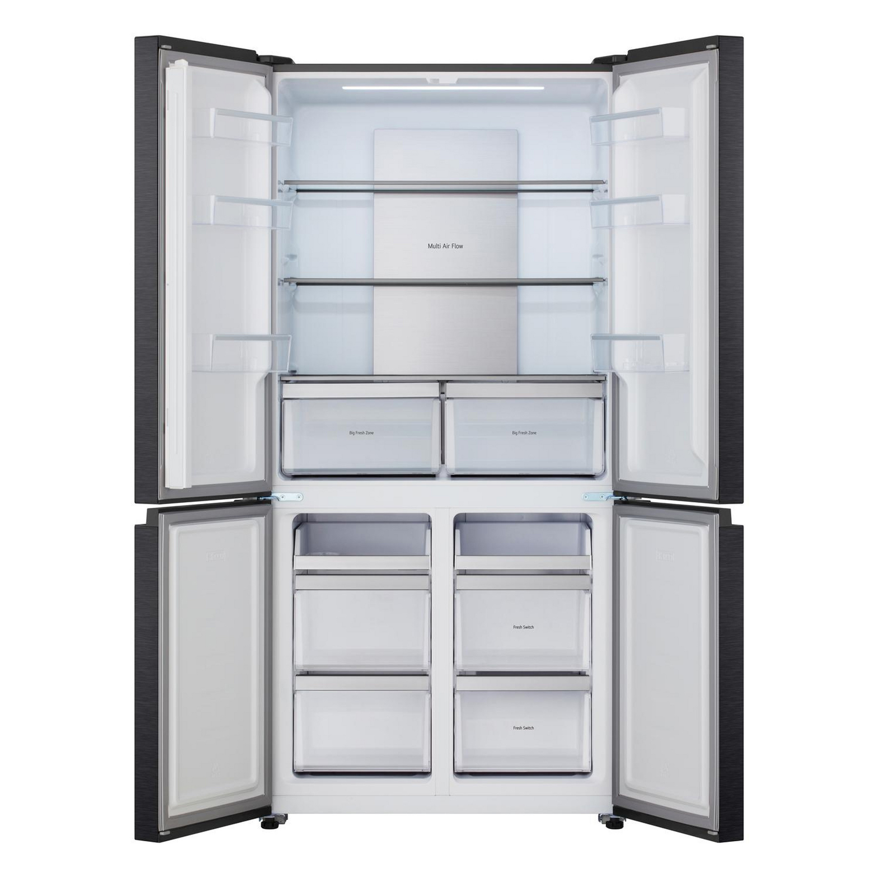 LG GMM42ABBEH American Fridge Freezer in Matte Black Frost Free, photo 2