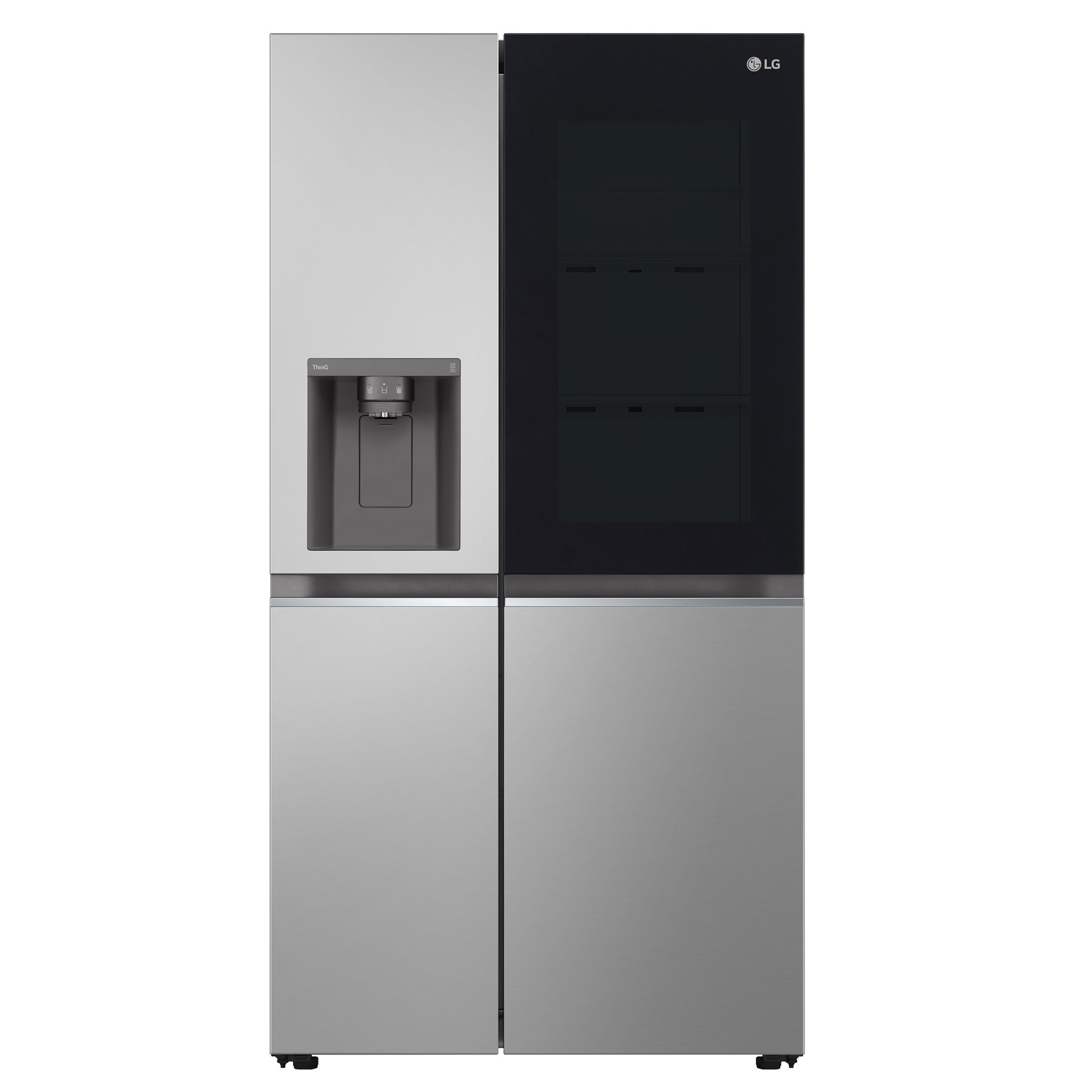 LG GSGV80PYLL InstaView American Fridge Freezer in Prime Silver with I