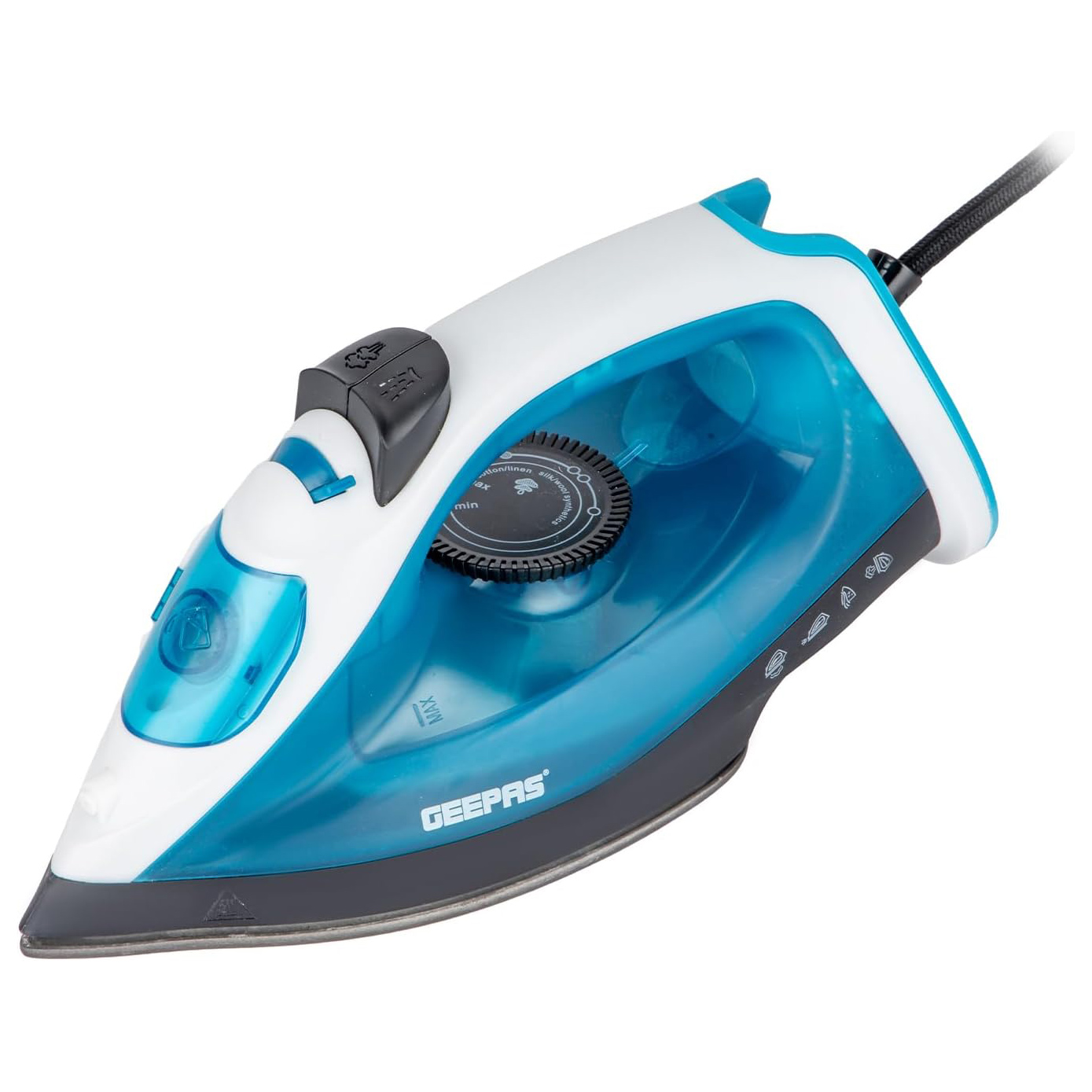 Geepas GSI7783UK BL 1800W Steam IronSteam Iron Blue