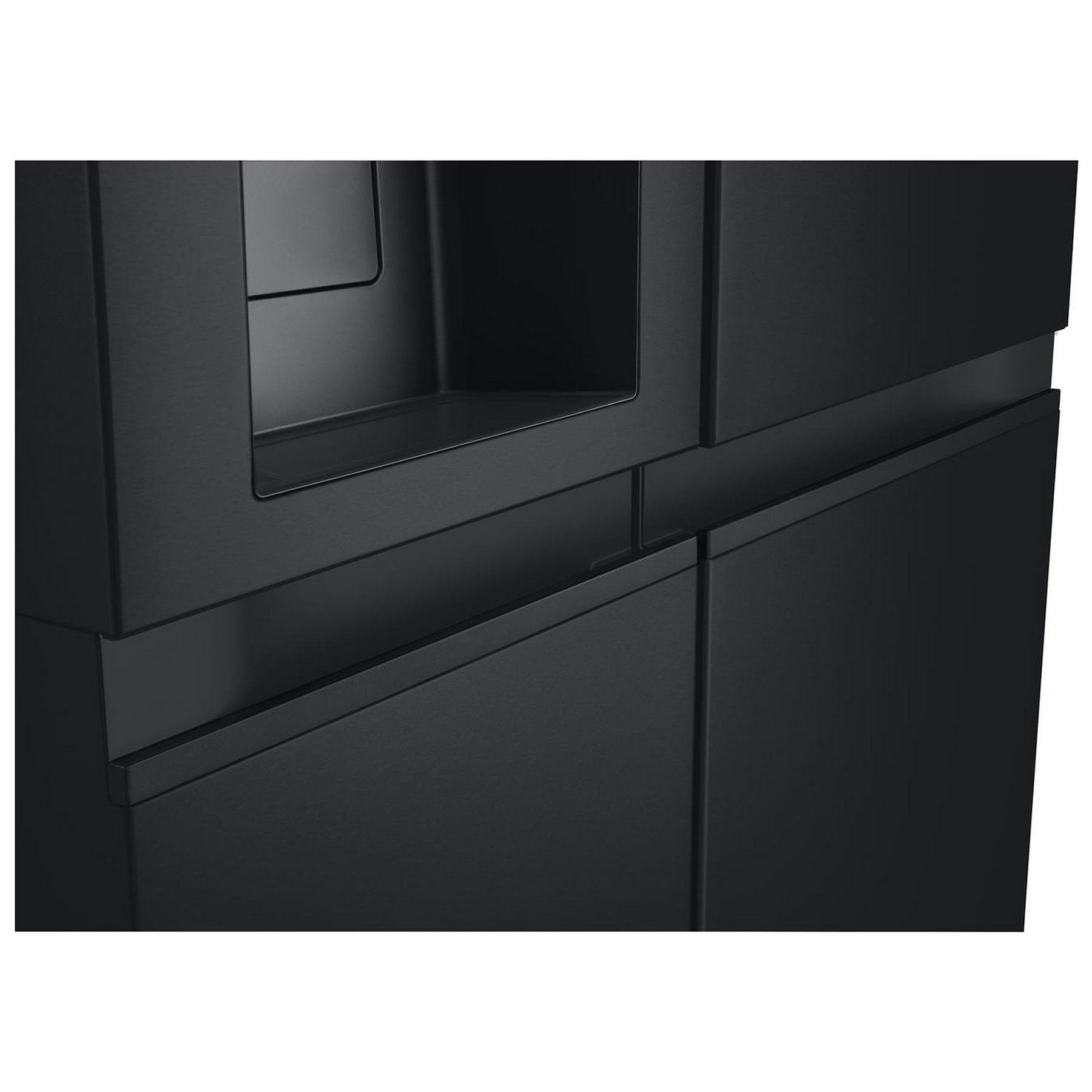 LG GSLE81EPBD American Fridge Freezer in Essence Matte Black with Ice, photo 3