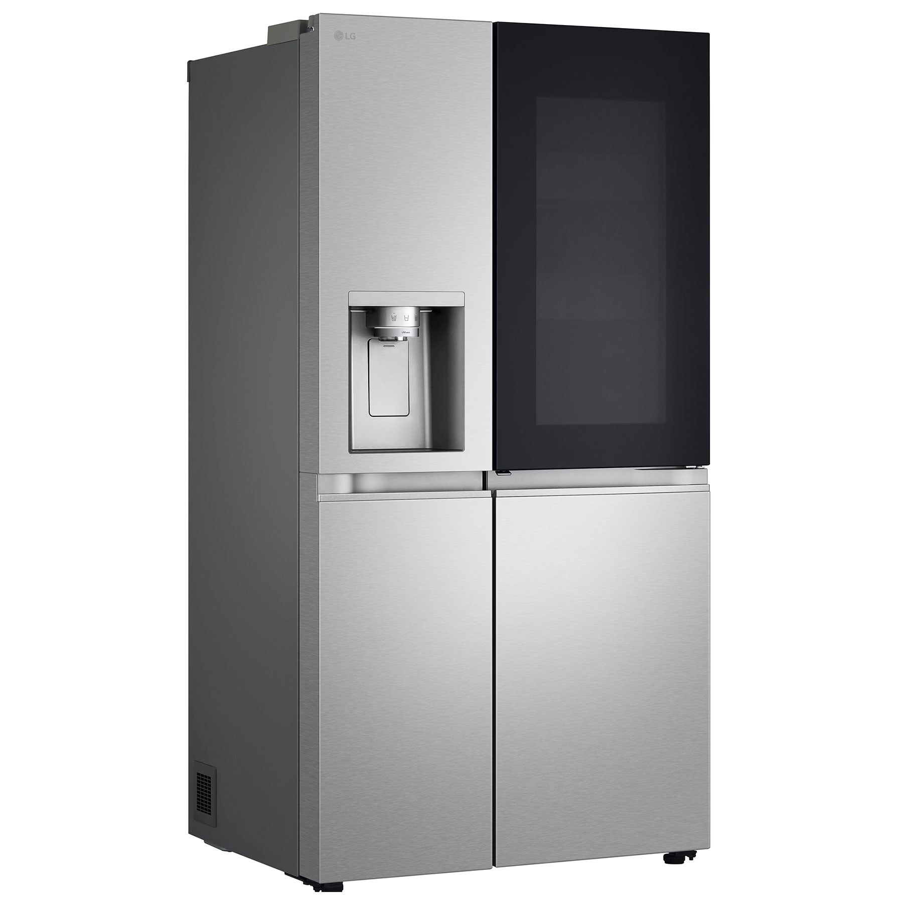 LG GSXE91BSAD InstaView American Fridge Freezer in Brushed Steel with, photo 4