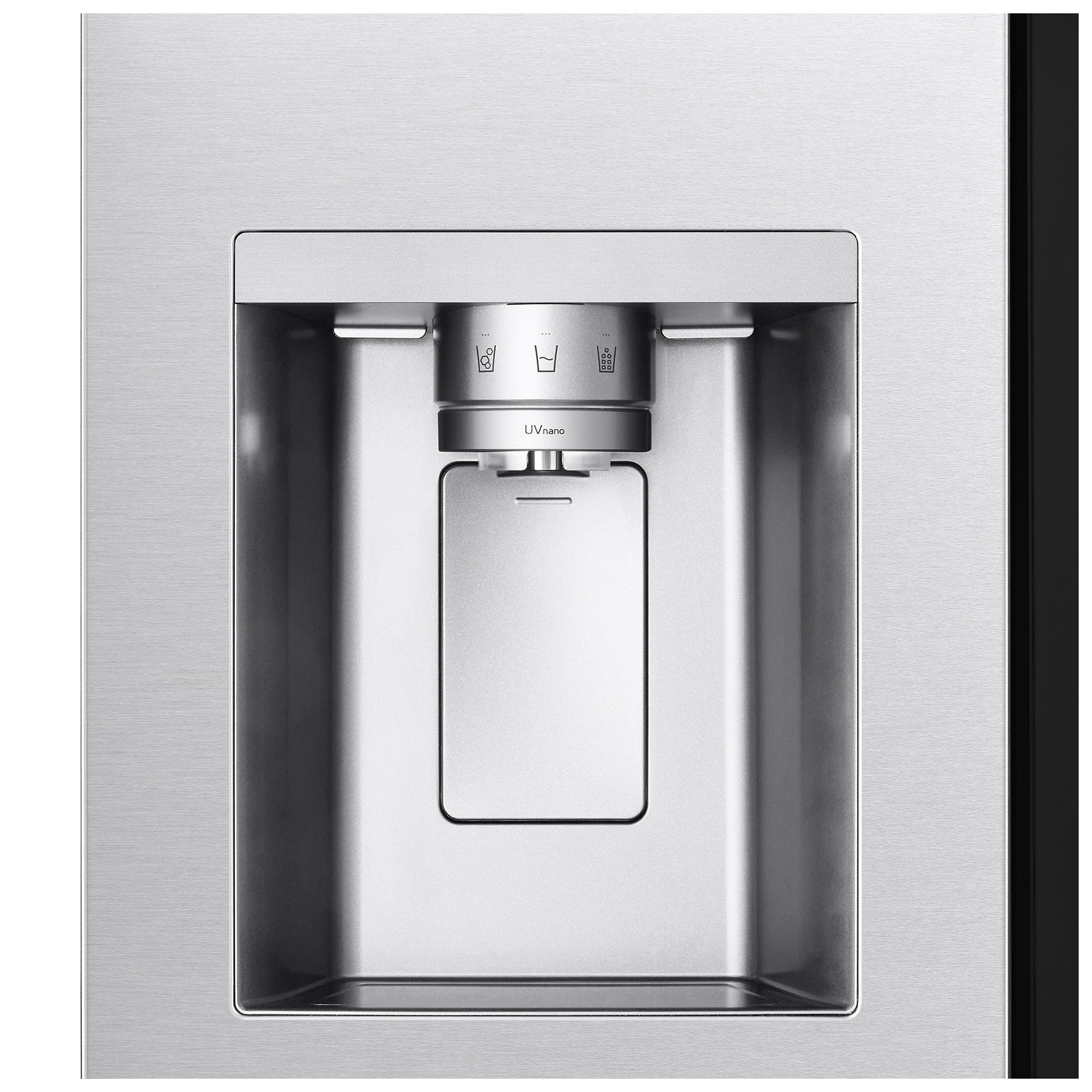 LG GSXE91BSAD InstaView American Fridge Freezer in Brushed Steel with, photo 5
