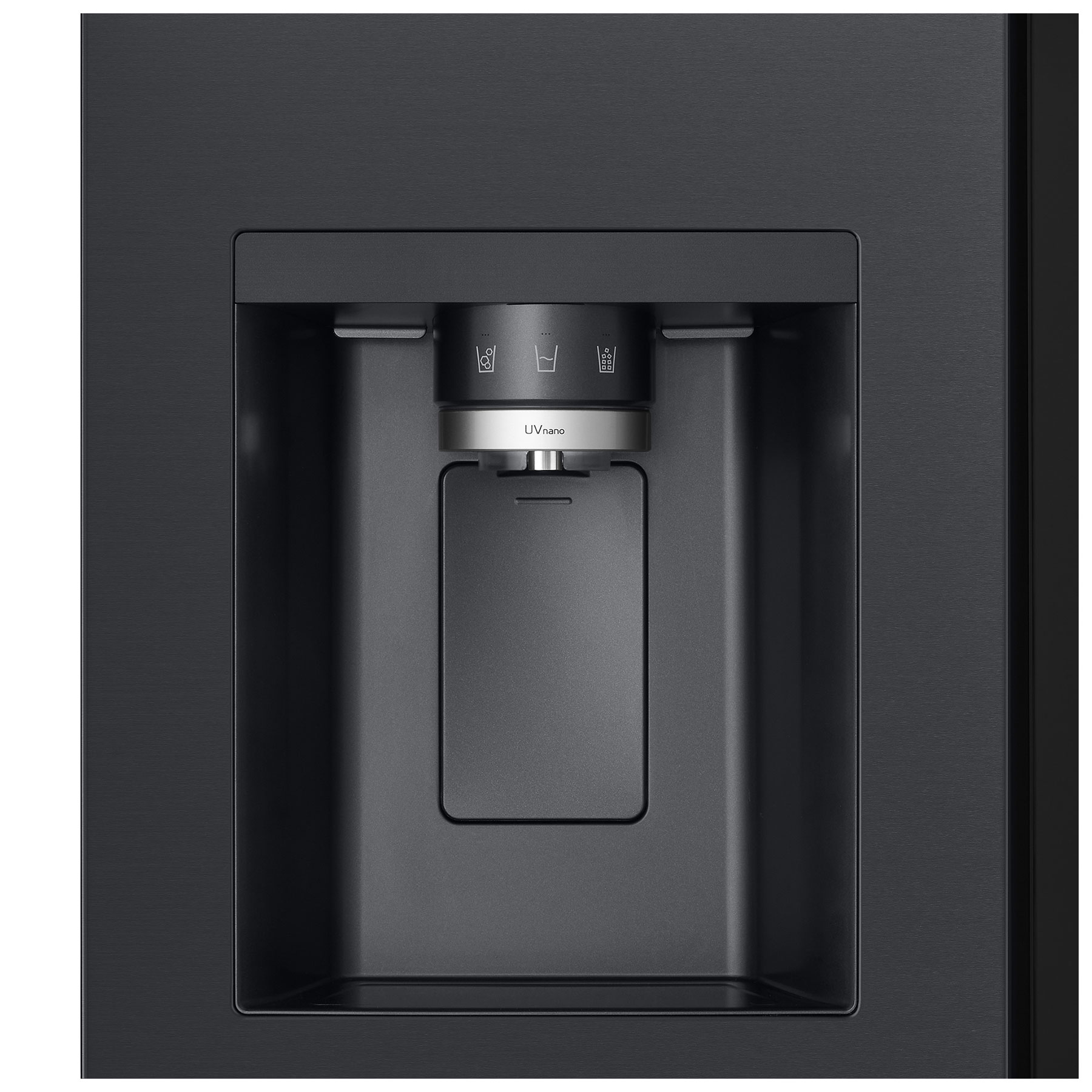LG GSXE91EVAD InstaView American Fridge Freezer in Black Steel with Ic, photo 5