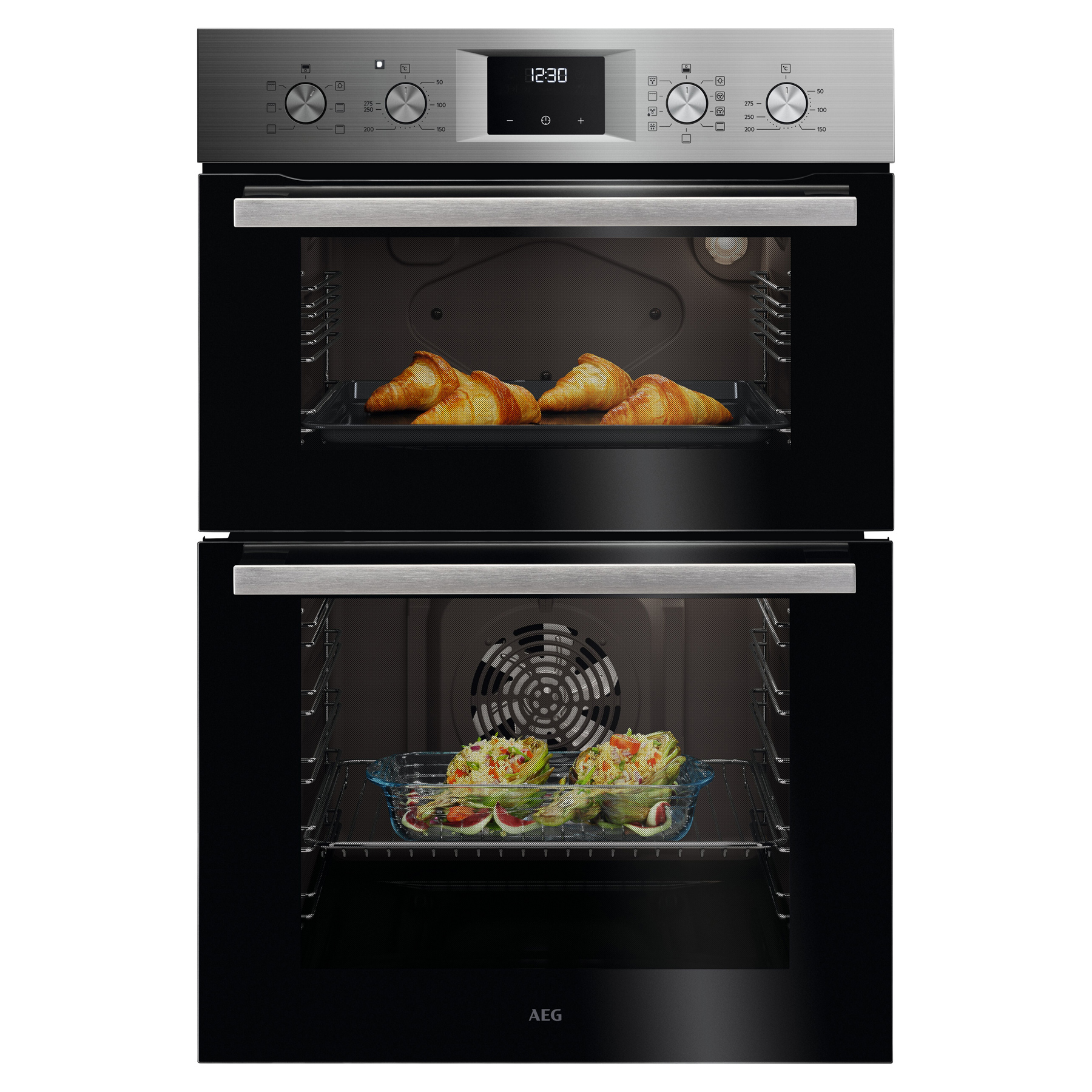 AEG GU5CP20M Built In Electric Double Oven in Stainless Steel