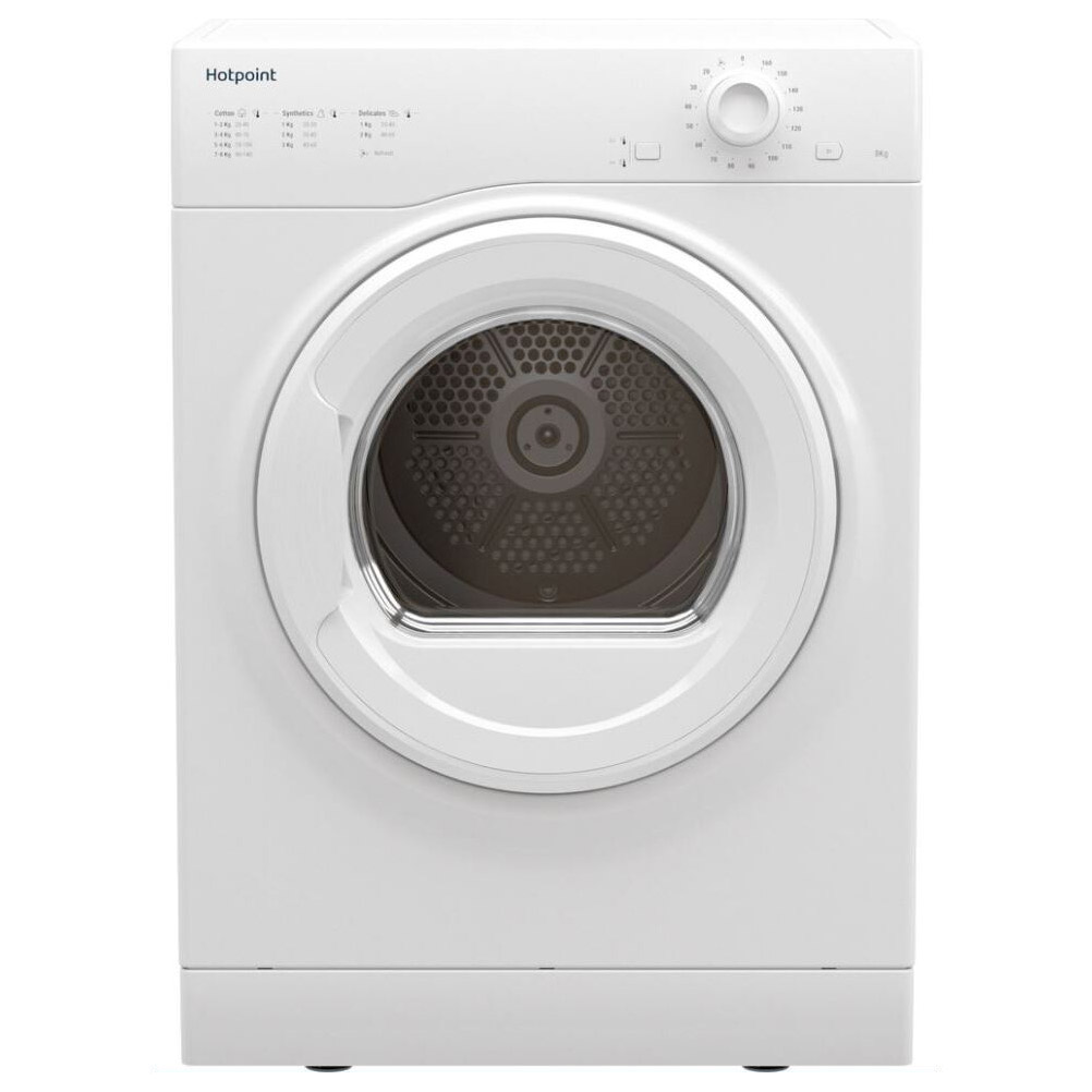 Hotpoint H1D80WUK 8kg Vented Dryer in White C Rated