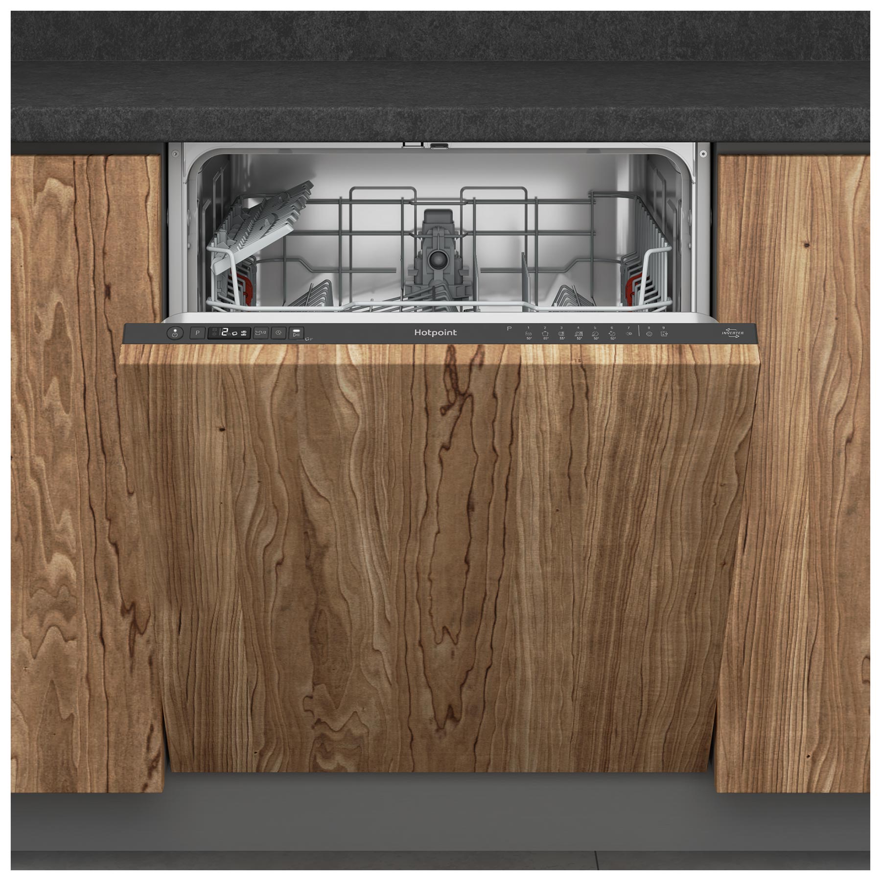 Hotpoint H2IHD526BUK 60cm Fully Integrated Dishwasher 14 Place E Rated