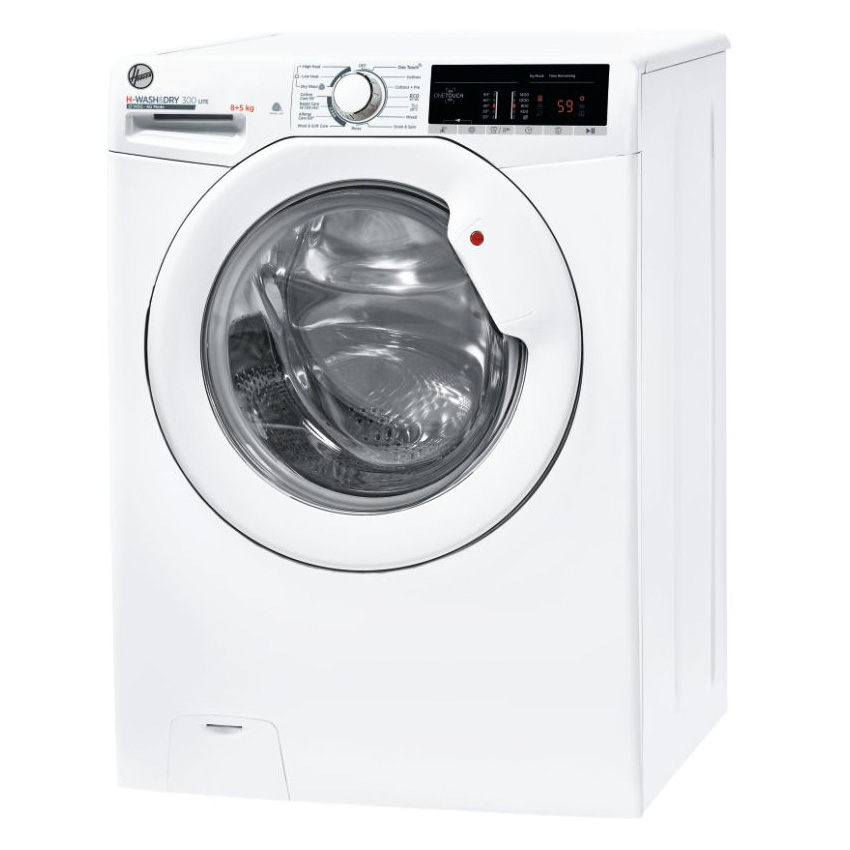 Hoover H-WASH 300 LITE H3D 485TE/1-80 washer dryer Freestanding Front-load White