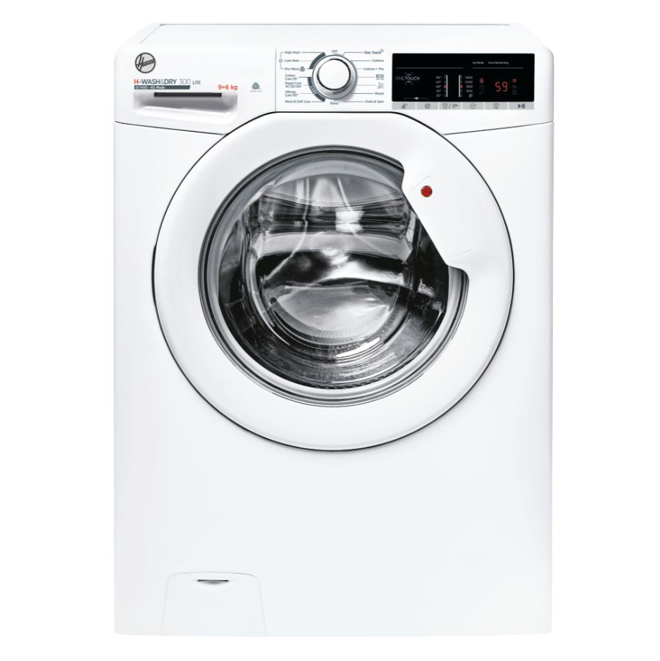 Image of Hoover H3D496TE Washer Dryer in White 1400rpm 9kg 6Kg E Rated NFC