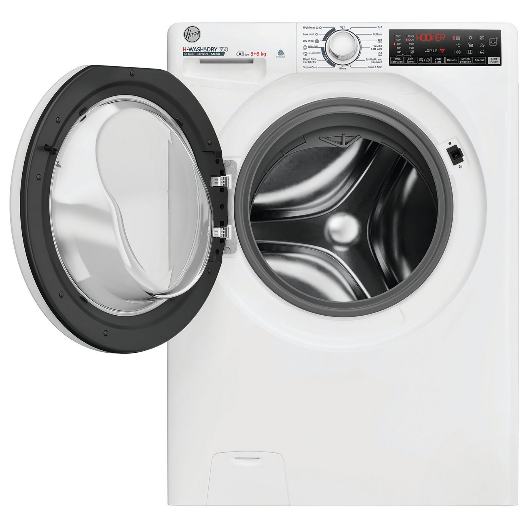 Hoover H3DPS4866TAM Washer Dryer in White 1400 Spin 8kg 6kg A Rated, photo 2