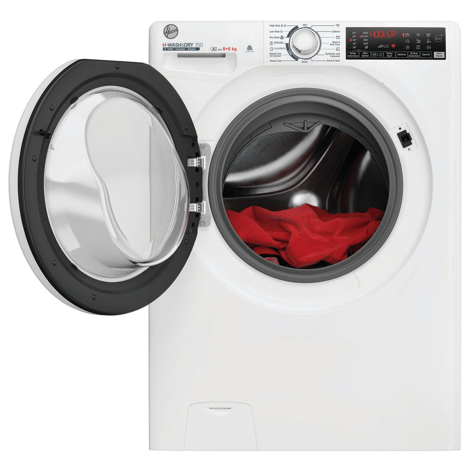 Hoover H3DPS4866TAM Washer Dryer in White 1400 Spin 8kg 6kg A Rated, photo 3