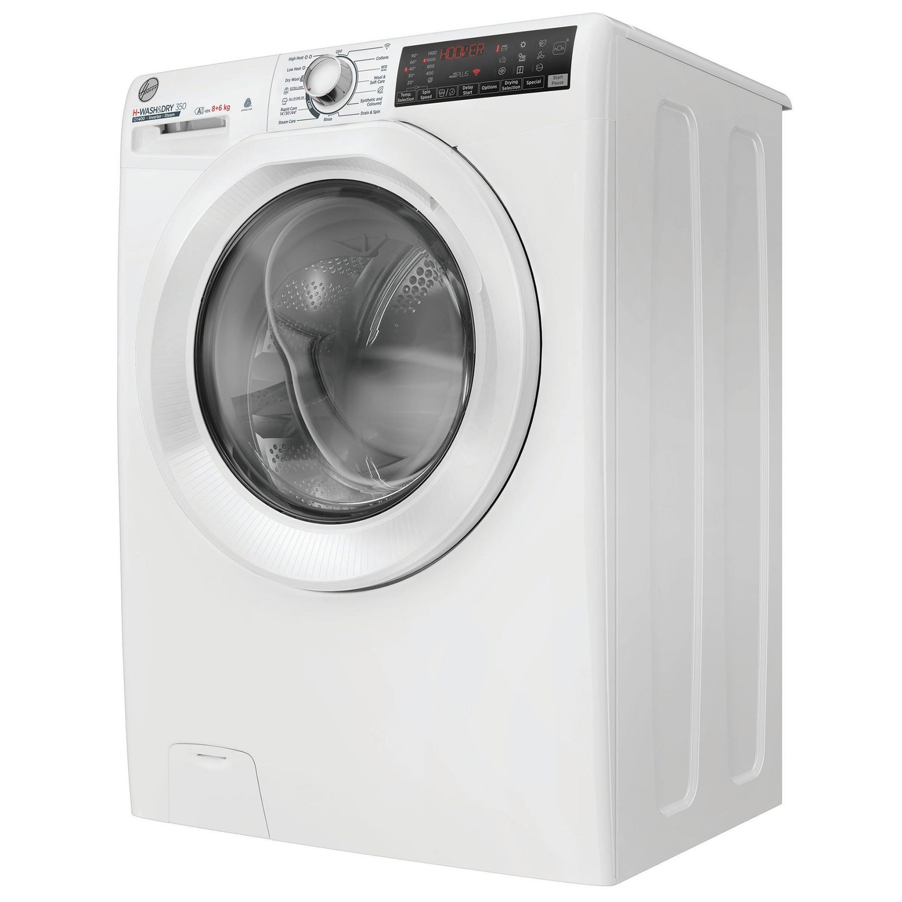 Hoover H3DPS4866TAM Washer Dryer in White 1400 Spin 8kg 6kg A Rated, photo 4