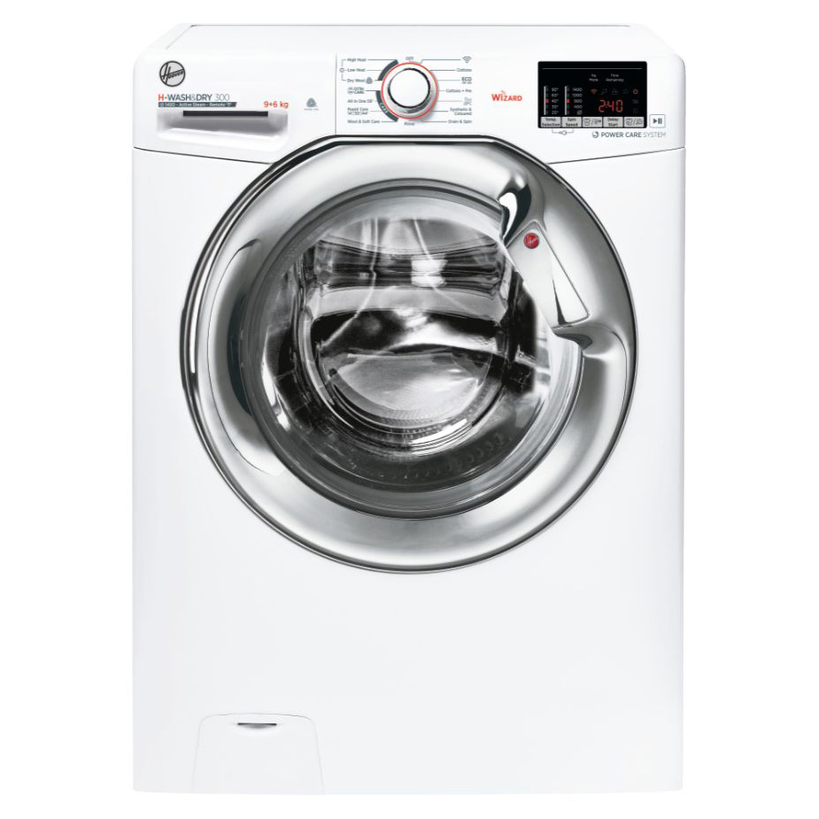 Image of Hoover H3DS4965DACE Washer Dryer in White 1400rpm 9kg 6Kg E Rated Wi F